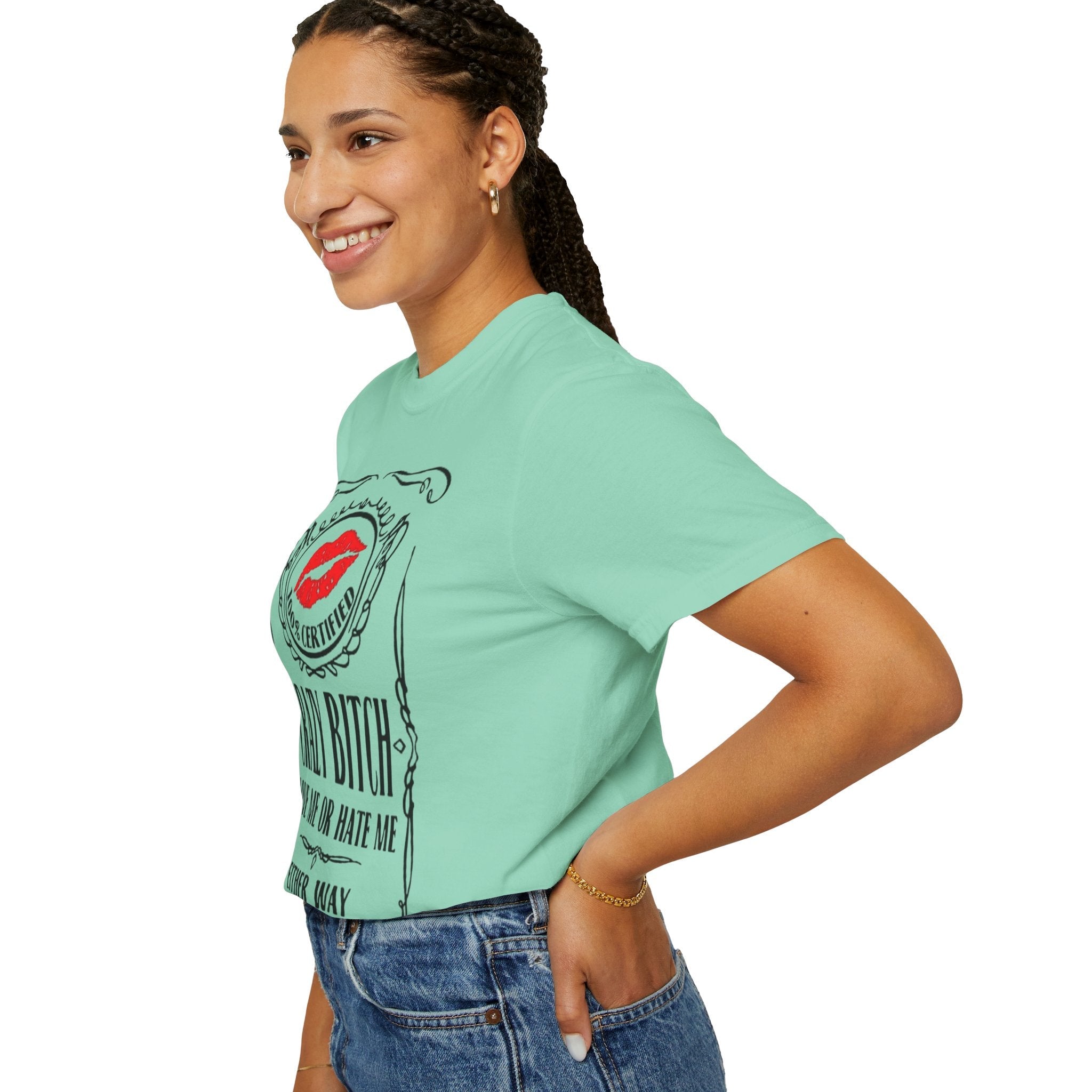 Sarcasm in Style – Funny Graphic Tee" Crazy Bitch Unisex T-Shirt | Fun Casual Wear, Gift for Friends, Birthday Humor Tee, Playful Statement Shirt, - Metamorphosis Creations