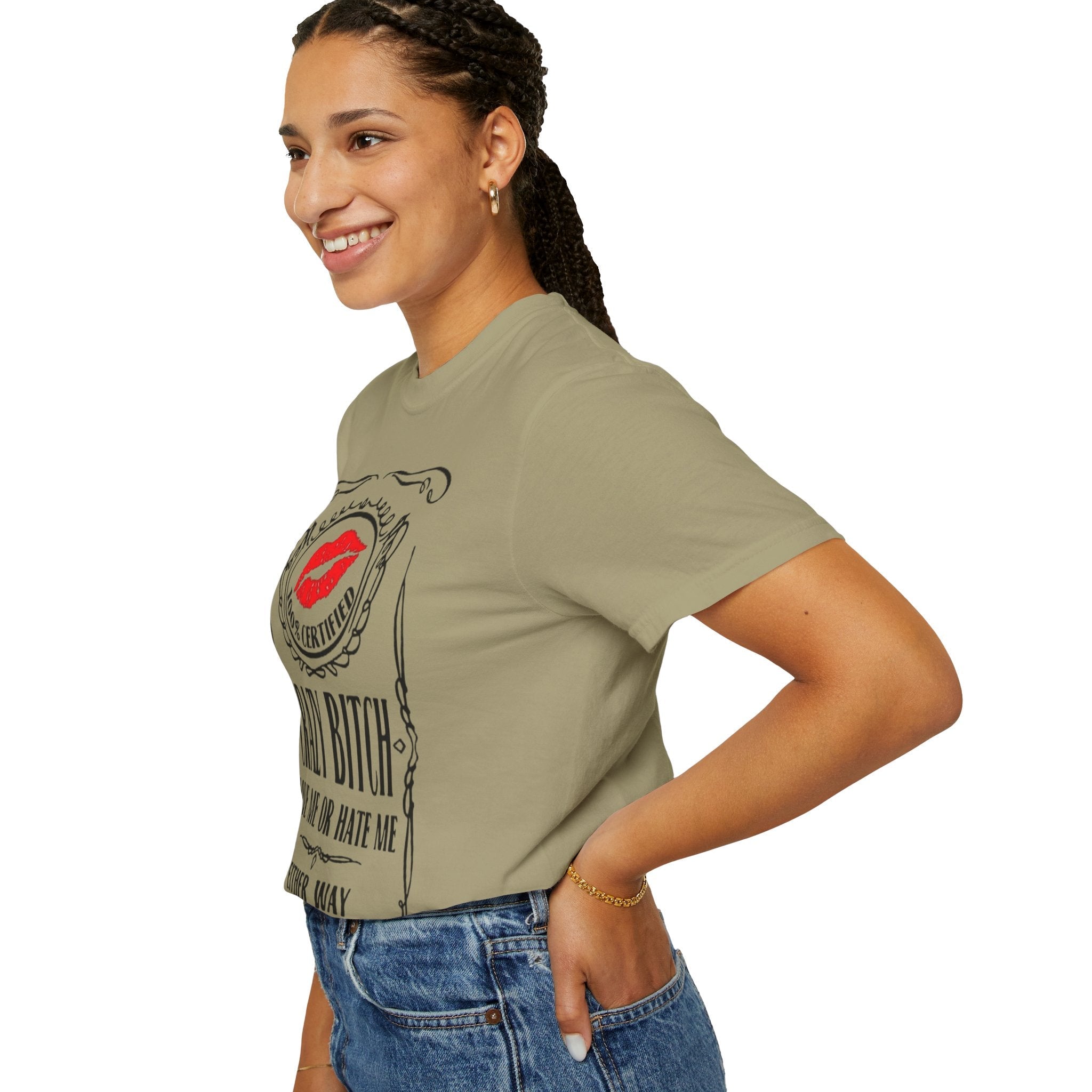 Sarcasm in Style – Funny Graphic Tee" Crazy Bitch Unisex T-Shirt | Fun Casual Wear, Gift for Friends, Birthday Humor Tee, Playful Statement Shirt, - Metamorphosis Creations
