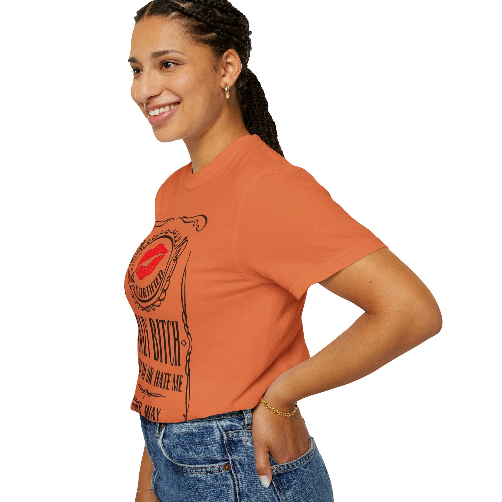 Sarcasm in Style – Funny Graphic Tee" Crazy Bitch Unisex T-Shirt | Fun Casual Wear, Gift for Friends, Birthday Humor Tee, Playful Statement Shirt, - Metamorphosis Creations