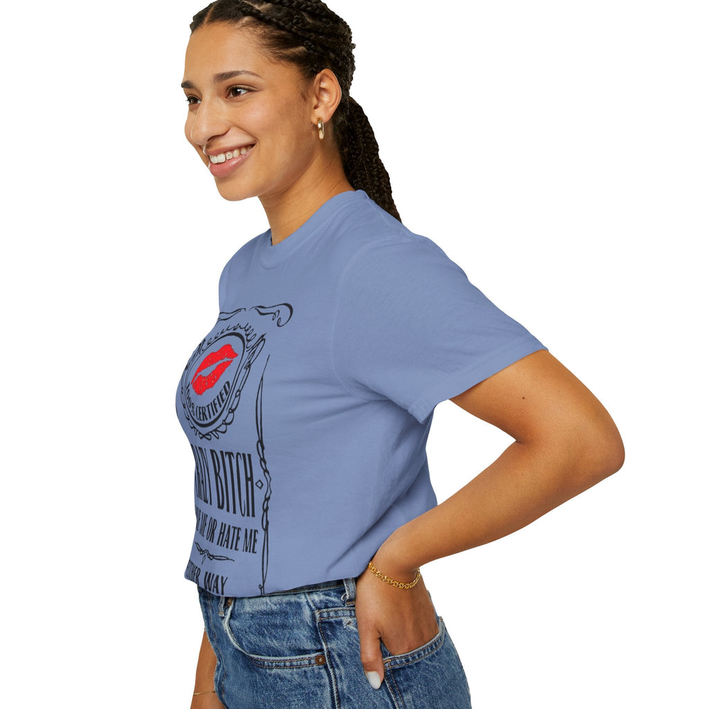 Sarcasm in Style – Funny Graphic Tee" Crazy Bitch Unisex T-Shirt | Fun Casual Wear, Gift for Friends, Birthday Humor Tee, Playful Statement Shirt, - Metamorphosis Creations