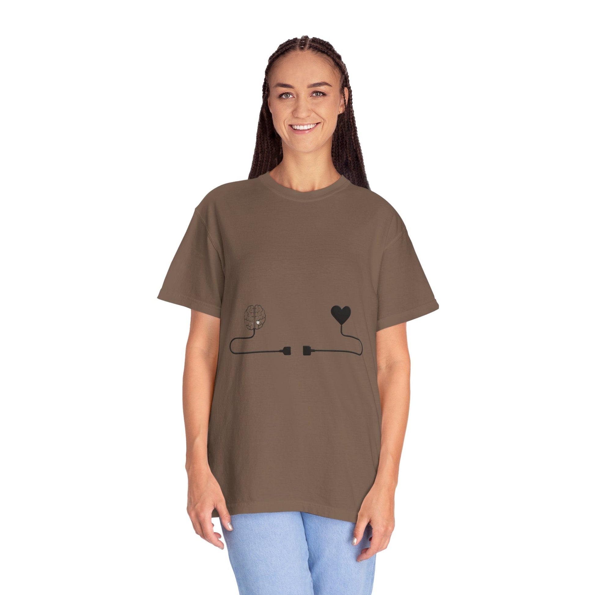 Say It Without Saying It Connection Graphic T-Shirt - Unisex, Love and Nature Design, Perfect for Casual Wear, Gifts, and Festivals - Metamorphosis Creations