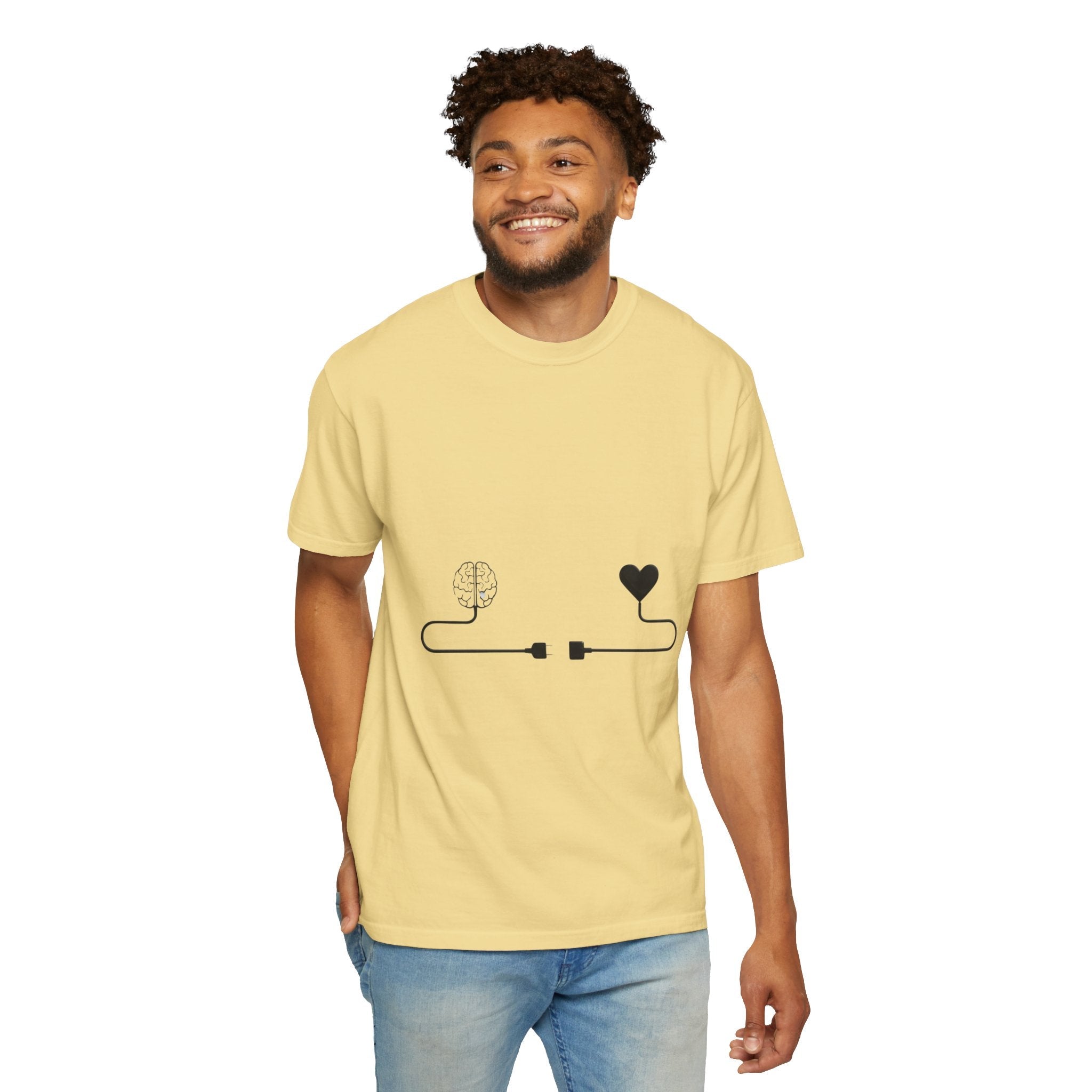 Say It Without Saying It Connection Graphic T-Shirt - Unisex, Love and Nature Design, Perfect for Casual Wear, Gifts, and Festivals - Metamorphosis Creations