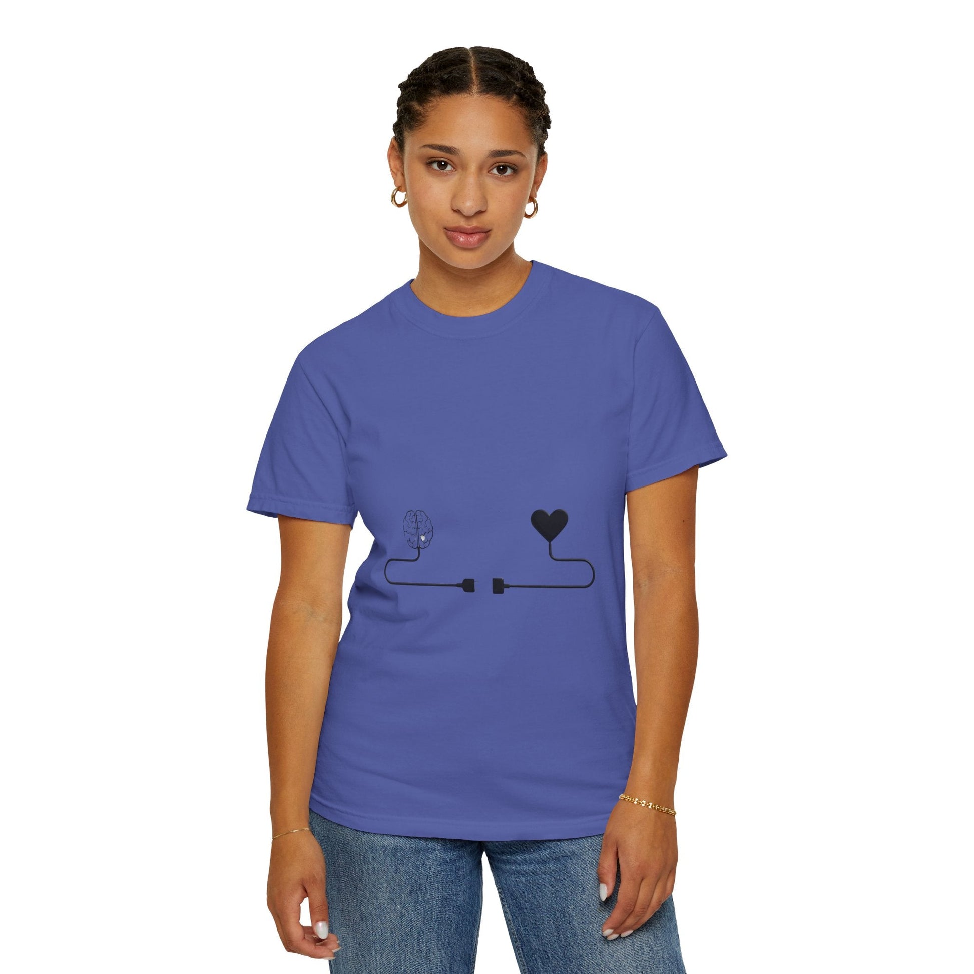 Say It Without Saying It Connection Graphic T-Shirt - Unisex, Love and Nature Design, Perfect for Casual Wear, Gifts, and Festivals - Metamorphosis Creations
