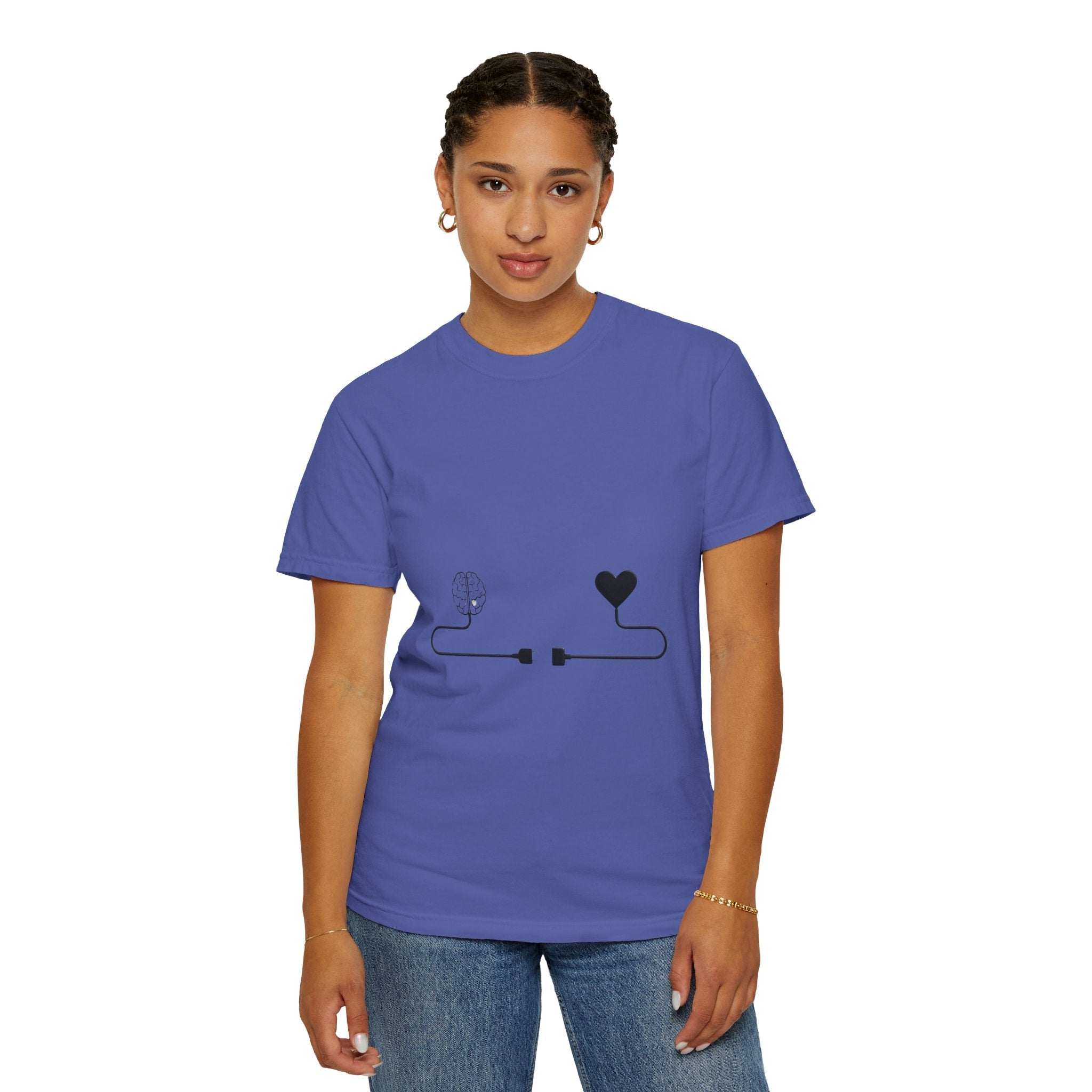 Say It Without Saying It Connection Graphic T-Shirt - Unisex, Love and Nature Design, Perfect for Casual Wear, Gifts, and Festivals - Metamorphosis Creations