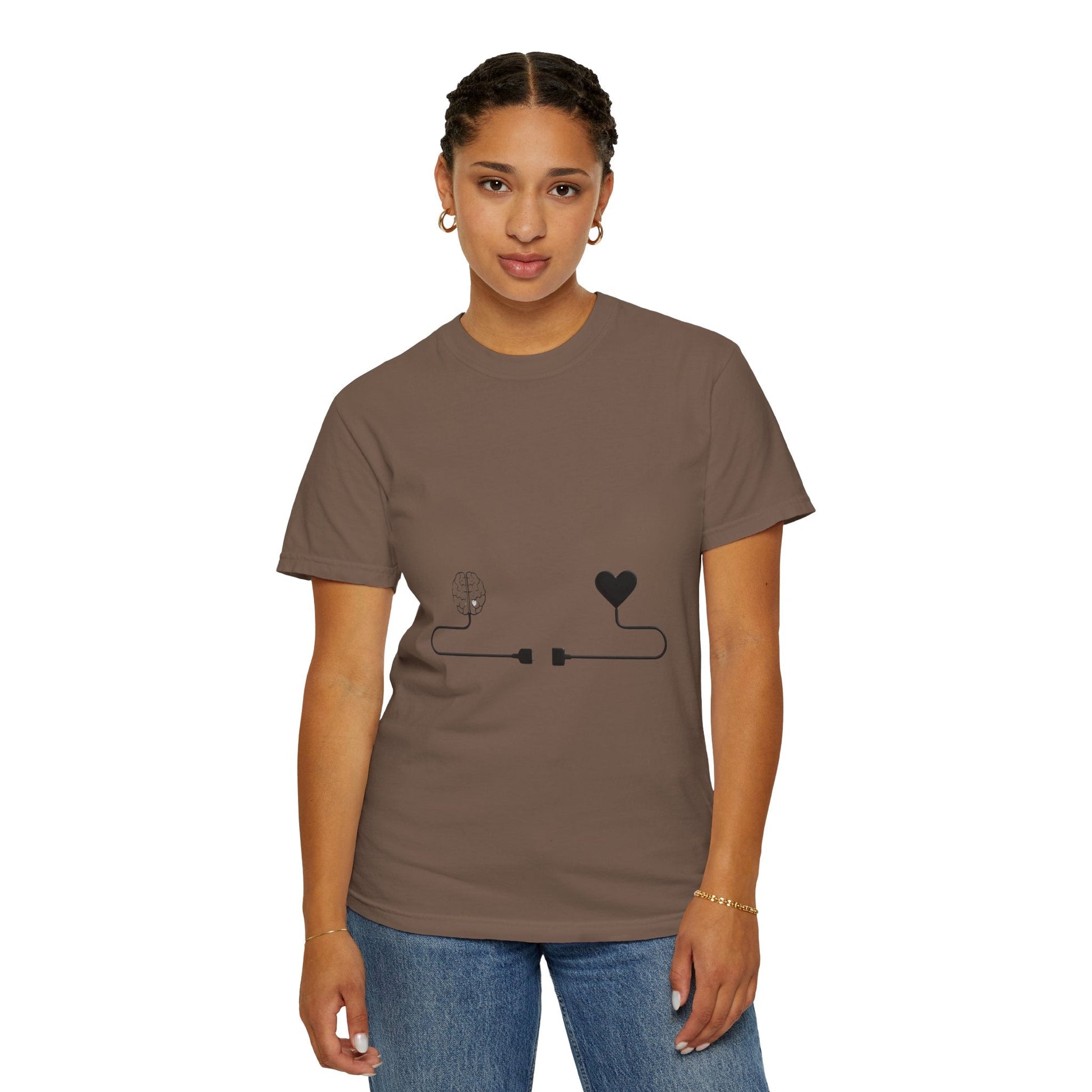 Say It Without Saying It Connection Graphic T-Shirt - Unisex, Love and Nature Design, Perfect for Casual Wear, Gifts, and Festivals - Metamorphosis Creations