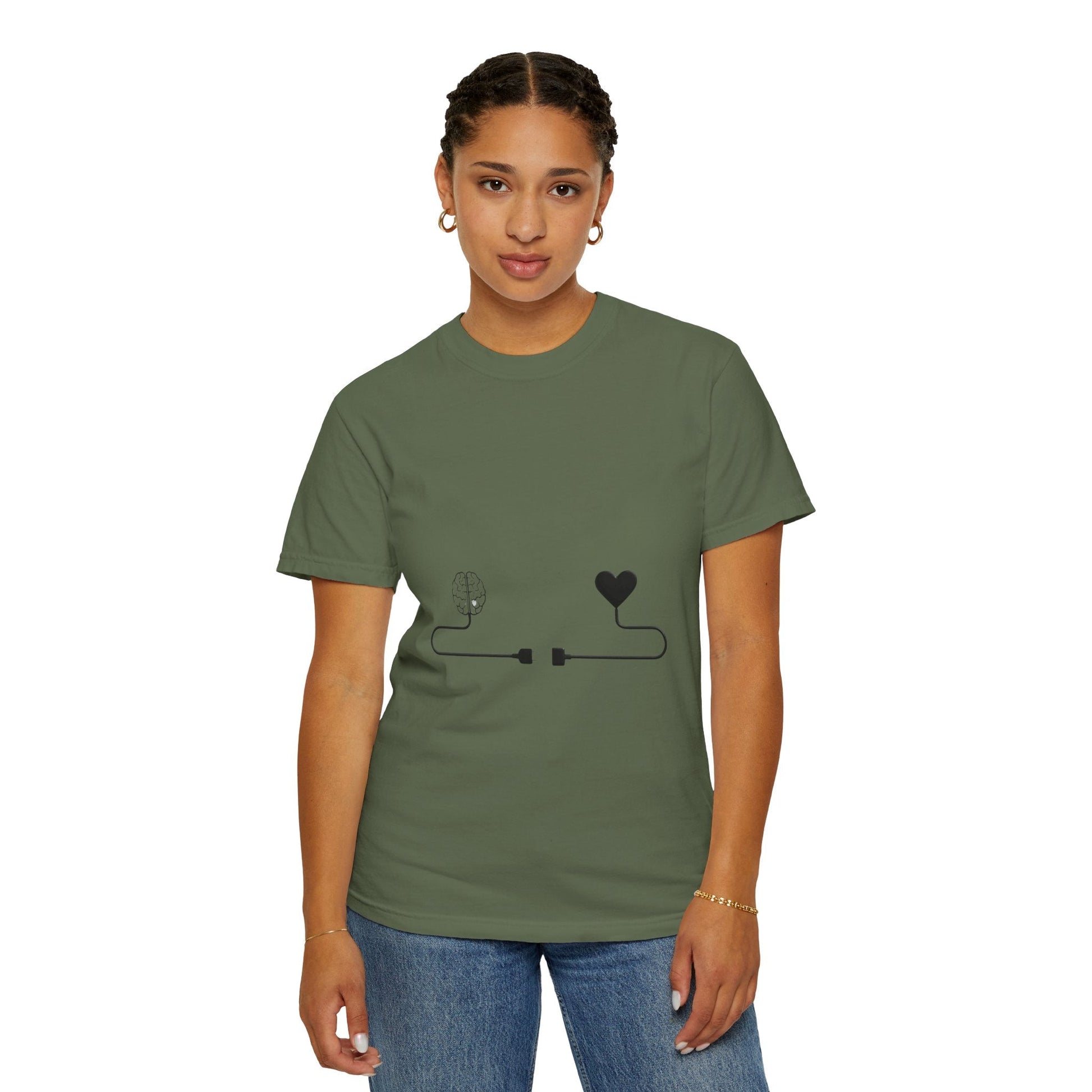 Say It Without Saying It Connection Graphic T-Shirt - Unisex, Love and Nature Design, Perfect for Casual Wear, Gifts, and Festivals - Metamorphosis Creations