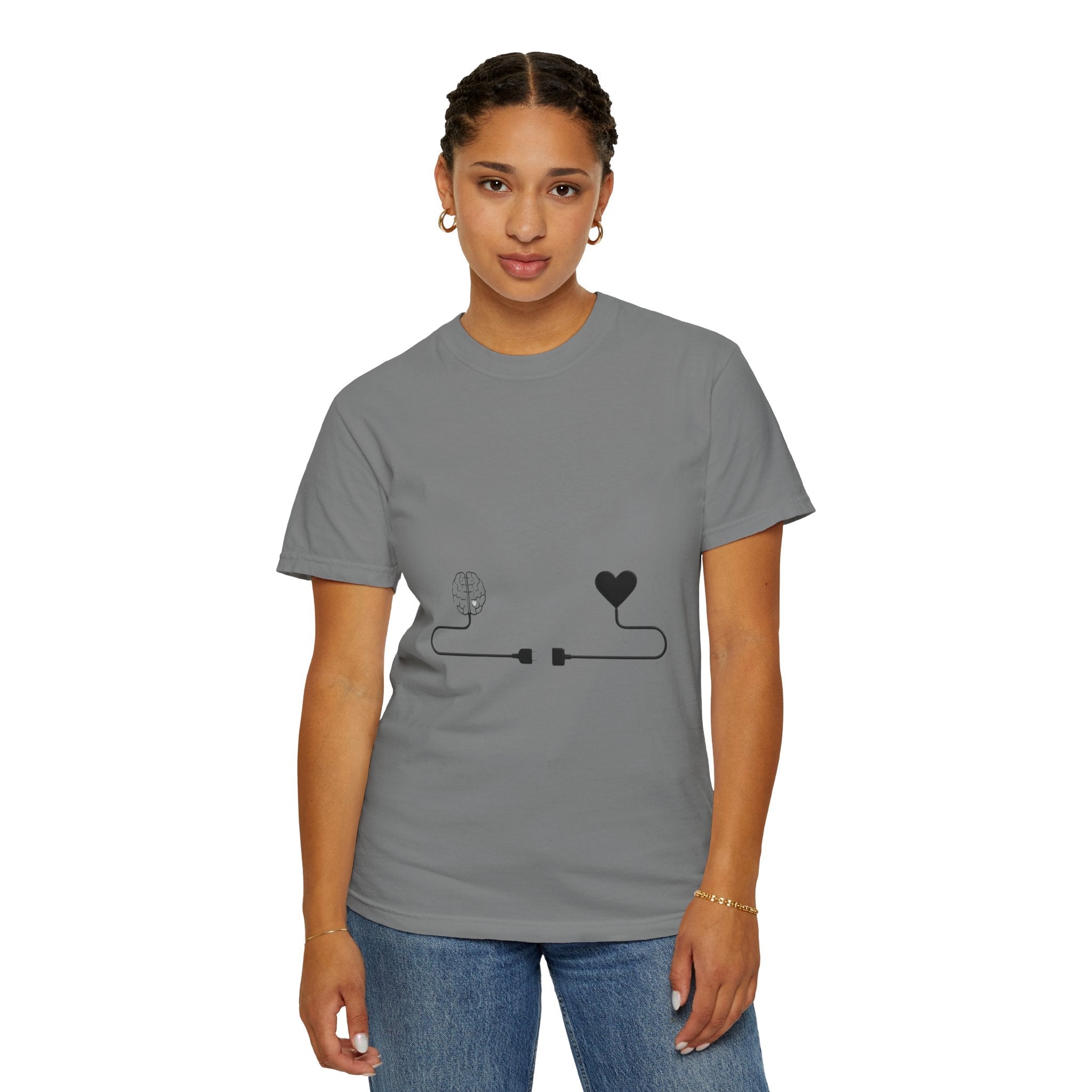 Say It Without Saying It Connection Graphic T-Shirt - Unisex, Love and Nature Design, Perfect for Casual Wear, Gifts, and Festivals - Metamorphosis Creations