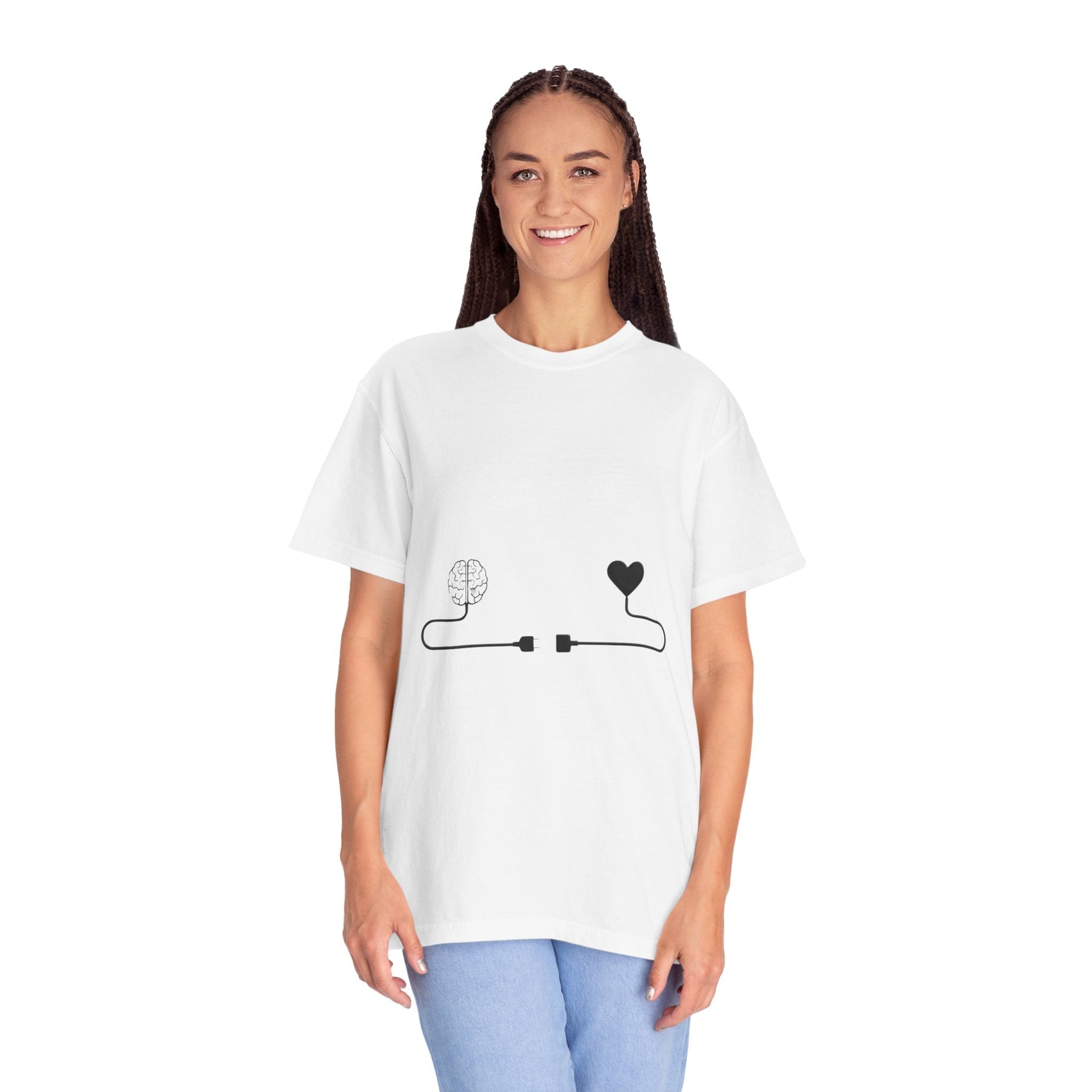 Say It Without Saying It Connection Graphic T-Shirt - Unisex, Love and Nature Design, Perfect for Casual Wear, Gifts, and Festivals - Metamorphosis Creations