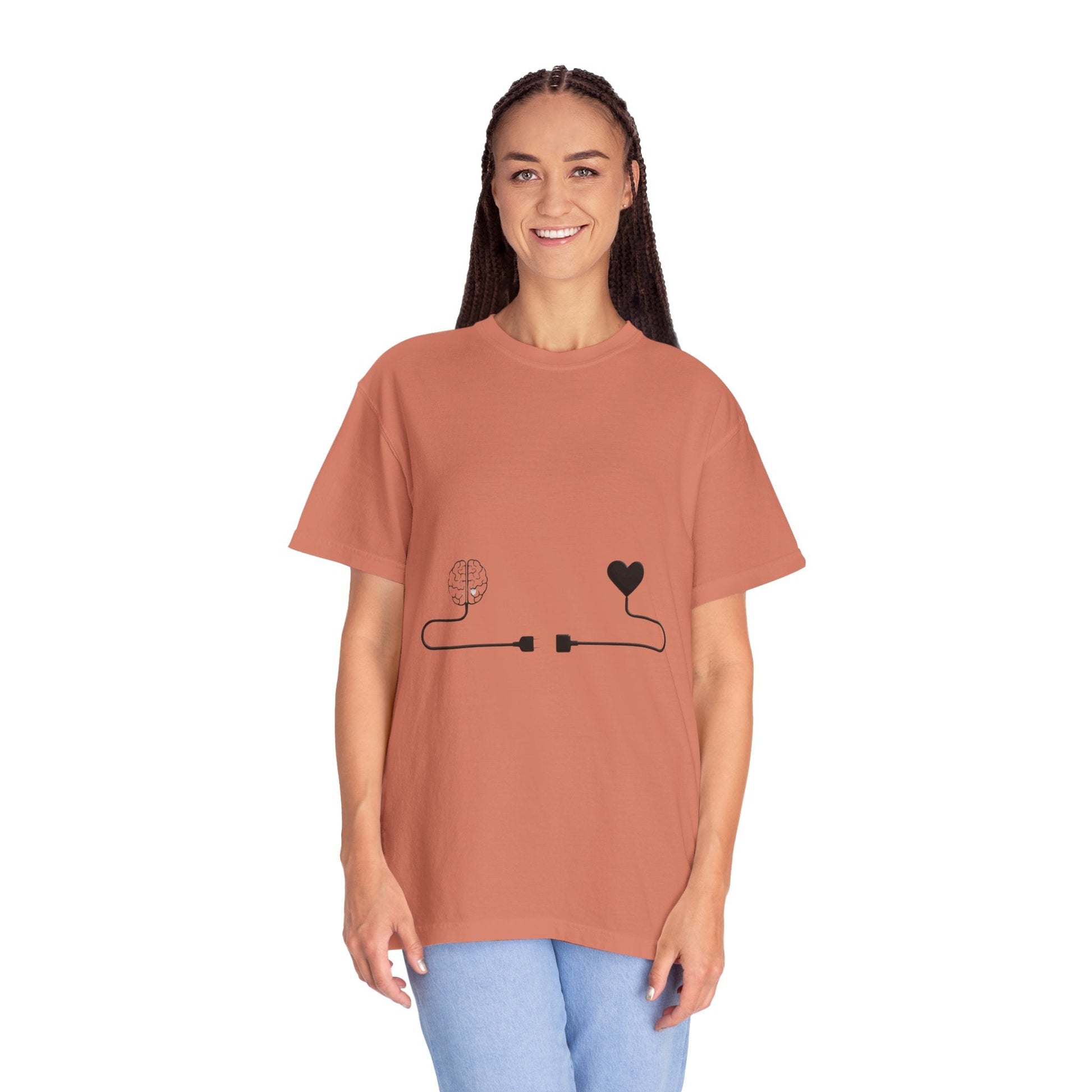 Say It Without Saying It Connection Graphic T-Shirt - Unisex, Love and Nature Design, Perfect for Casual Wear, Gifts, and Festivals - Metamorphosis Creations