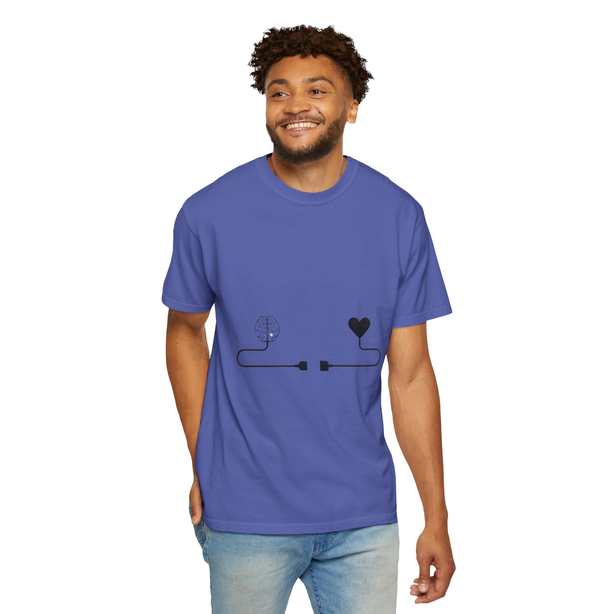 Say It Without Saying It Connection Graphic T-Shirt - Unisex, Love and Nature Design, Perfect for Casual Wear, Gifts, and Festivals - Metamorphosis Creations