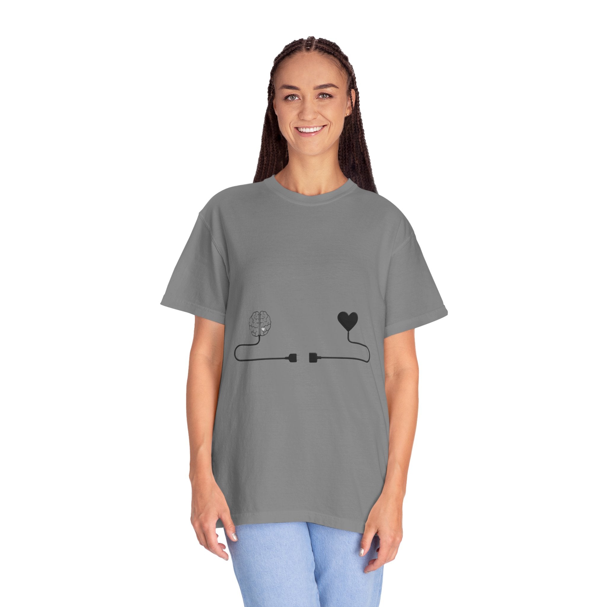 Say It Without Saying It Connection Graphic T-Shirt - Unisex, Love and Nature Design, Perfect for Casual Wear, Gifts, and Festivals - Metamorphosis Creations