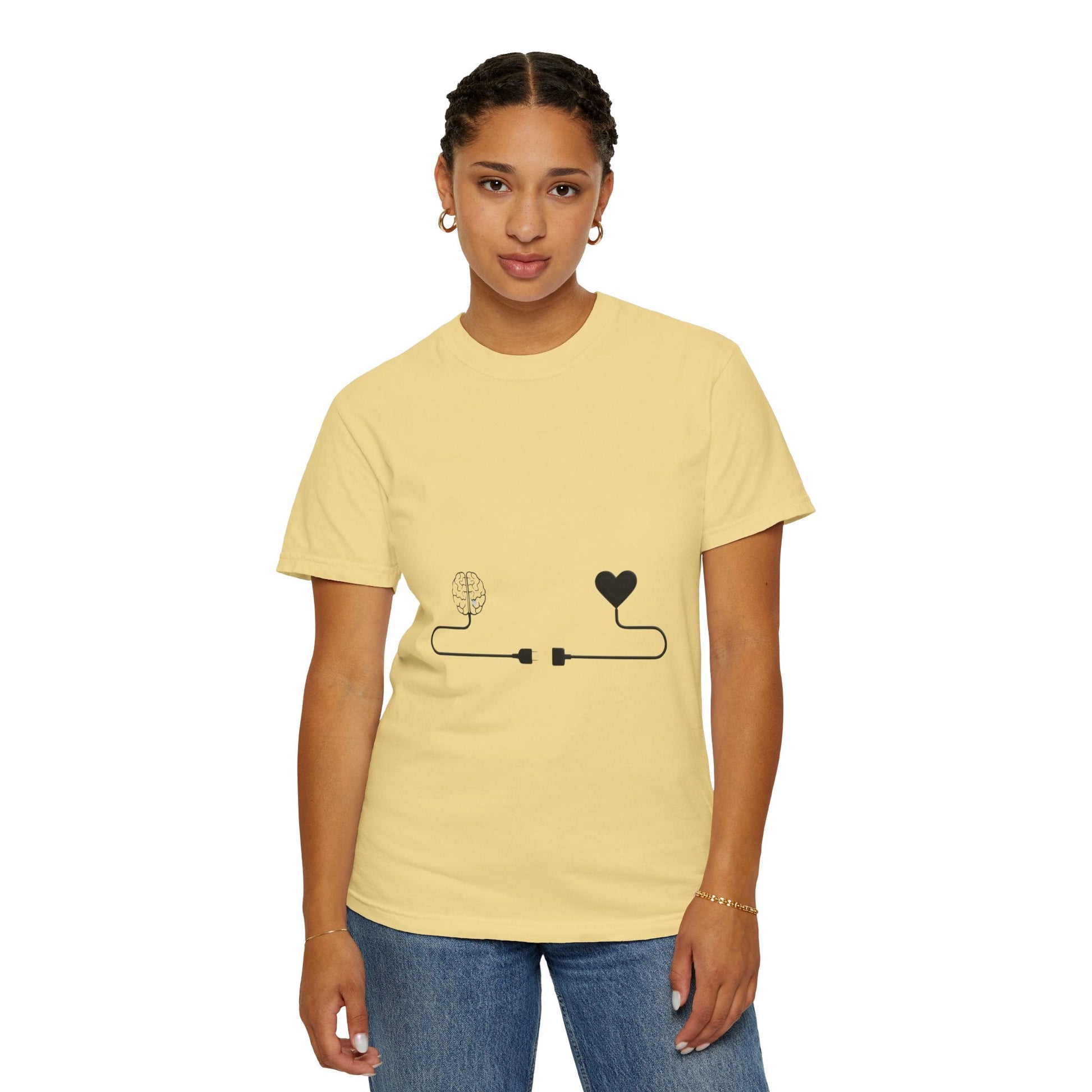 Say It Without Saying It Connection Graphic T-Shirt - Unisex, Love and Nature Design, Perfect for Casual Wear, Gifts, and Festivals - Metamorphosis Creations