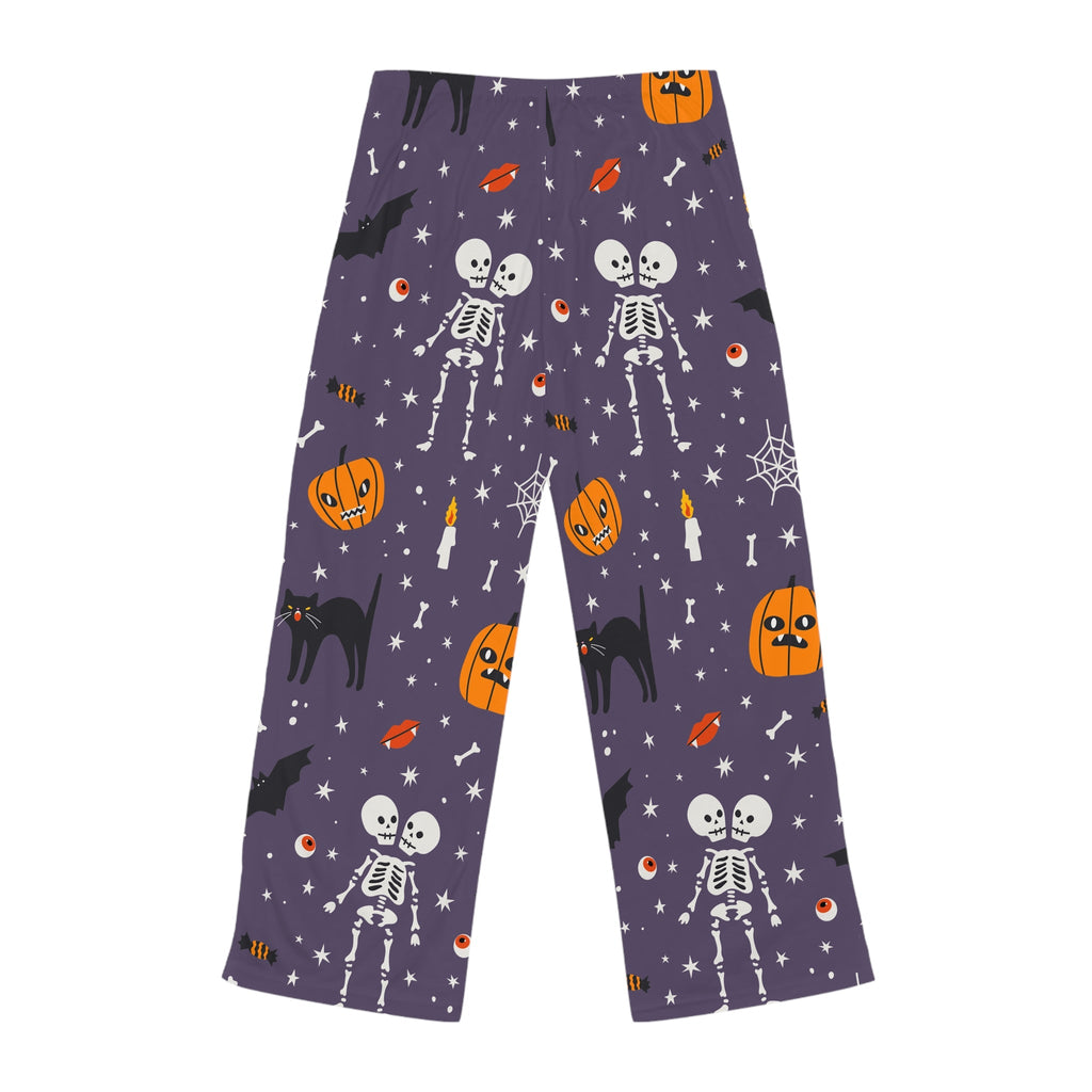 Spooky & Comfy for the Season Halloween Themed Women's Pajama Pants, Cozy Sleepwear, Spooky Skeletons, Fun Costume, Holiday Gift, Home Relaxation - Metamorphosis Creations