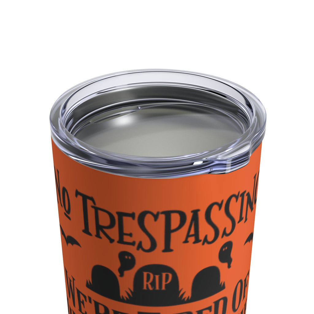 Spooky Graveyard Tumbler, Halloween Drinkware, Bone - Chilling Tumbler, Funny Mug for Adults, Ghostly Party Gift - Metamorphosis Creations