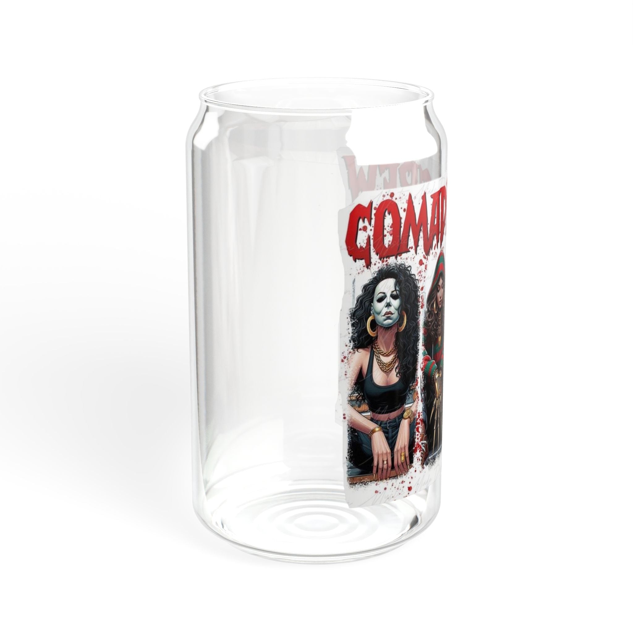 🎃 Spooky Sips Await! Gothic Sipper Glass, Halloween Drinkware, Cute Horror Decor, Unique Gift, Spooky Party Supplies, Alternative Lifestyle - Metamorphosis Creations