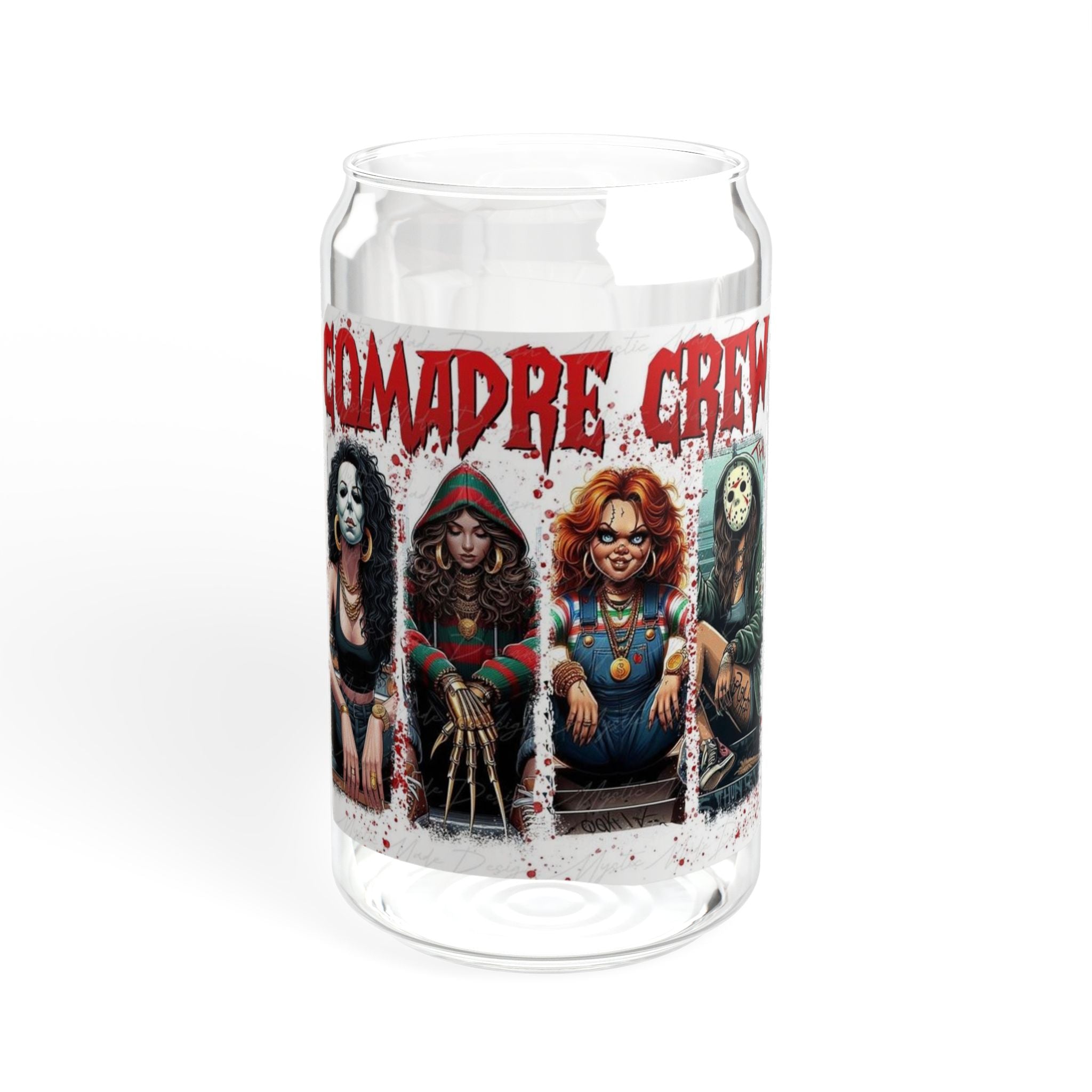 🎃 Spooky Sips Await! Gothic Sipper Glass, Halloween Drinkware, Cute Horror Decor, Unique Gift, Spooky Party Supplies, Alternative Lifestyle - Metamorphosis Creations