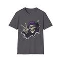 Spooky & Stylish Halloween T-Shirt – Limited Edition Rebellious Skull Graphic Tee, Unisex T-Shirt for Halloween, Festival Wear, Alternative Clothing, Edgy Casual Style - Metamorphosis Creations