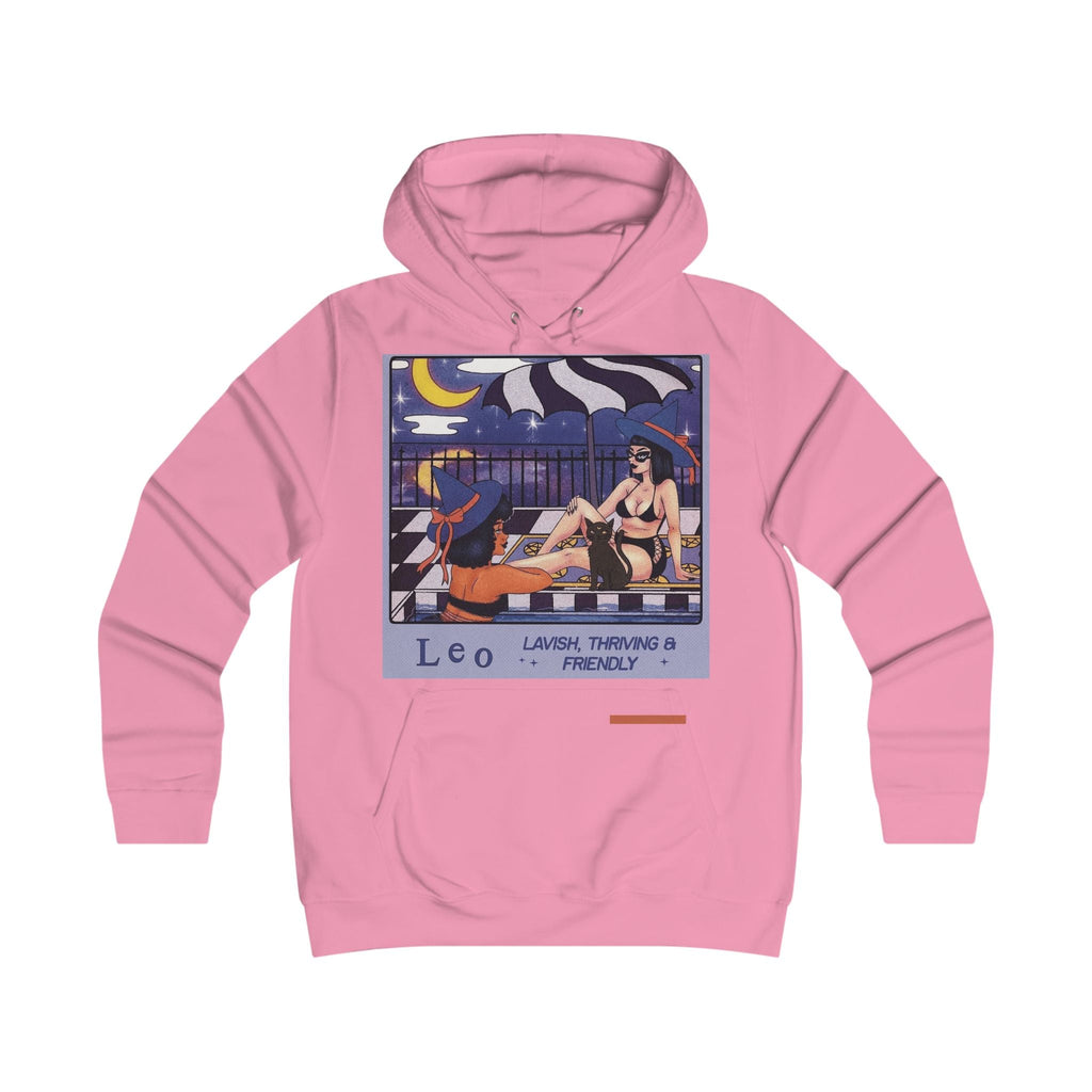 Spooky Vibes Only Astrology Leo Hoodie, Cozy College Sweatshirt, Zodiac Sign Apparel, Cute Casual Wear, Gift for Astrology Lovers, Trendy Fashion - Metamorphosis Creations