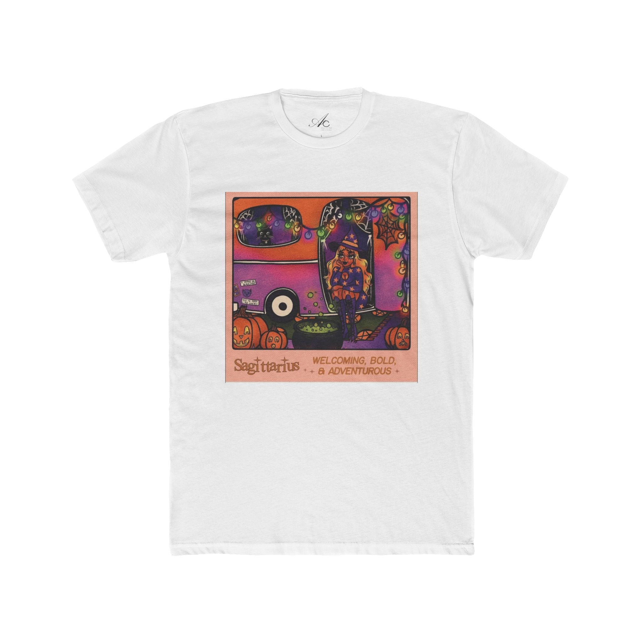 Spooky Vibes Only – Halloween Graphic Tee Vibrant Sagittaurus Tee, Unique Astrology T-Shirt, Zodiac Apparel, Gift for Astrology Lovers, Horoscope Shirt, Spiritual Fashion - Metamorphosis Creations