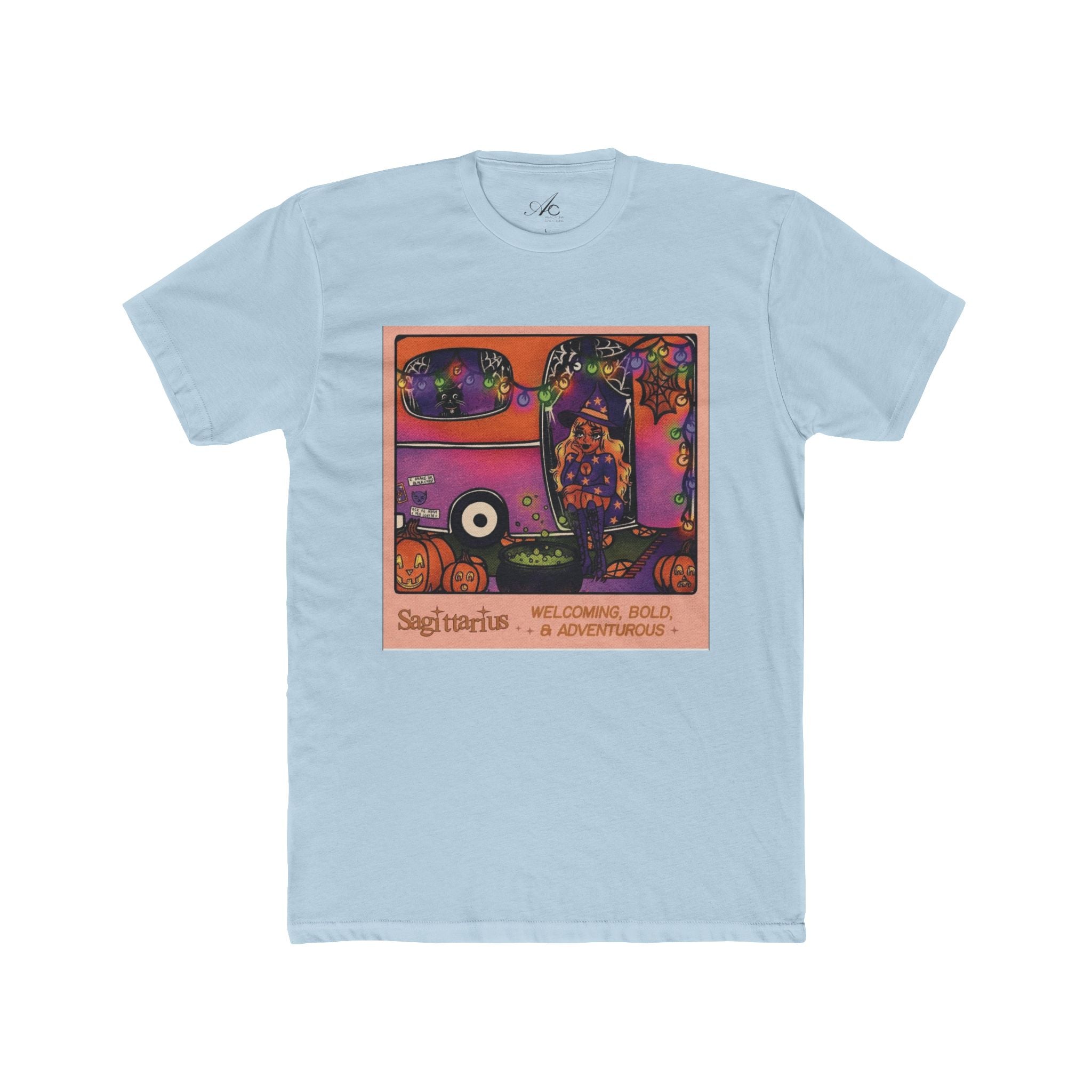 Spooky Vibes Only – Halloween Graphic Tee Vibrant Sagittaurus Tee, Unique Astrology T-Shirt, Zodiac Apparel, Gift for Astrology Lovers, Horoscope Shirt, Spiritual Fashion - Metamorphosis Creations