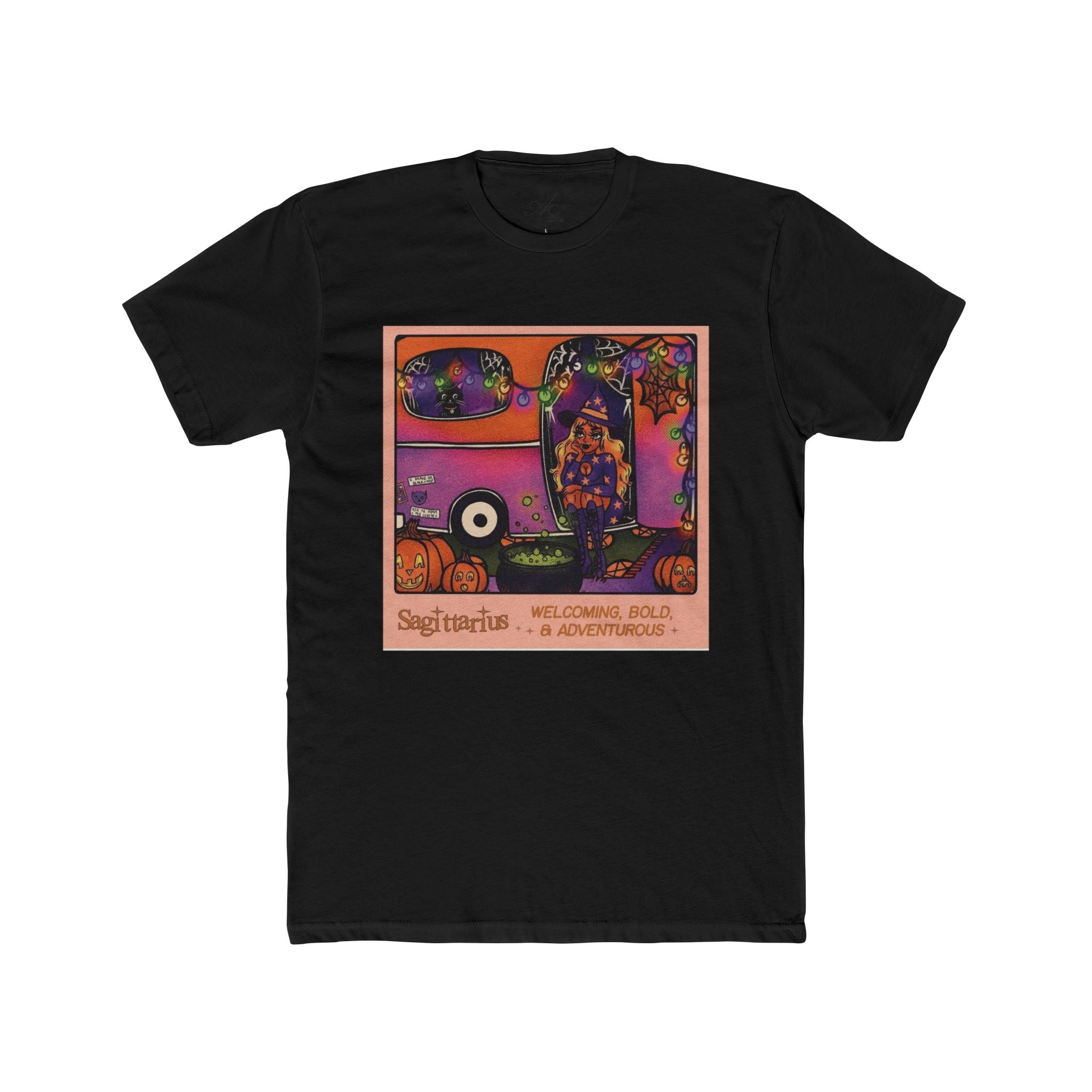 Spooky Vibes Only – Halloween Graphic Tee Vibrant Sagittaurus Tee, Unique Astrology T-Shirt, Zodiac Apparel, Gift for Astrology Lovers, Horoscope Shirt, Spiritual Fashion - Metamorphosis Creations