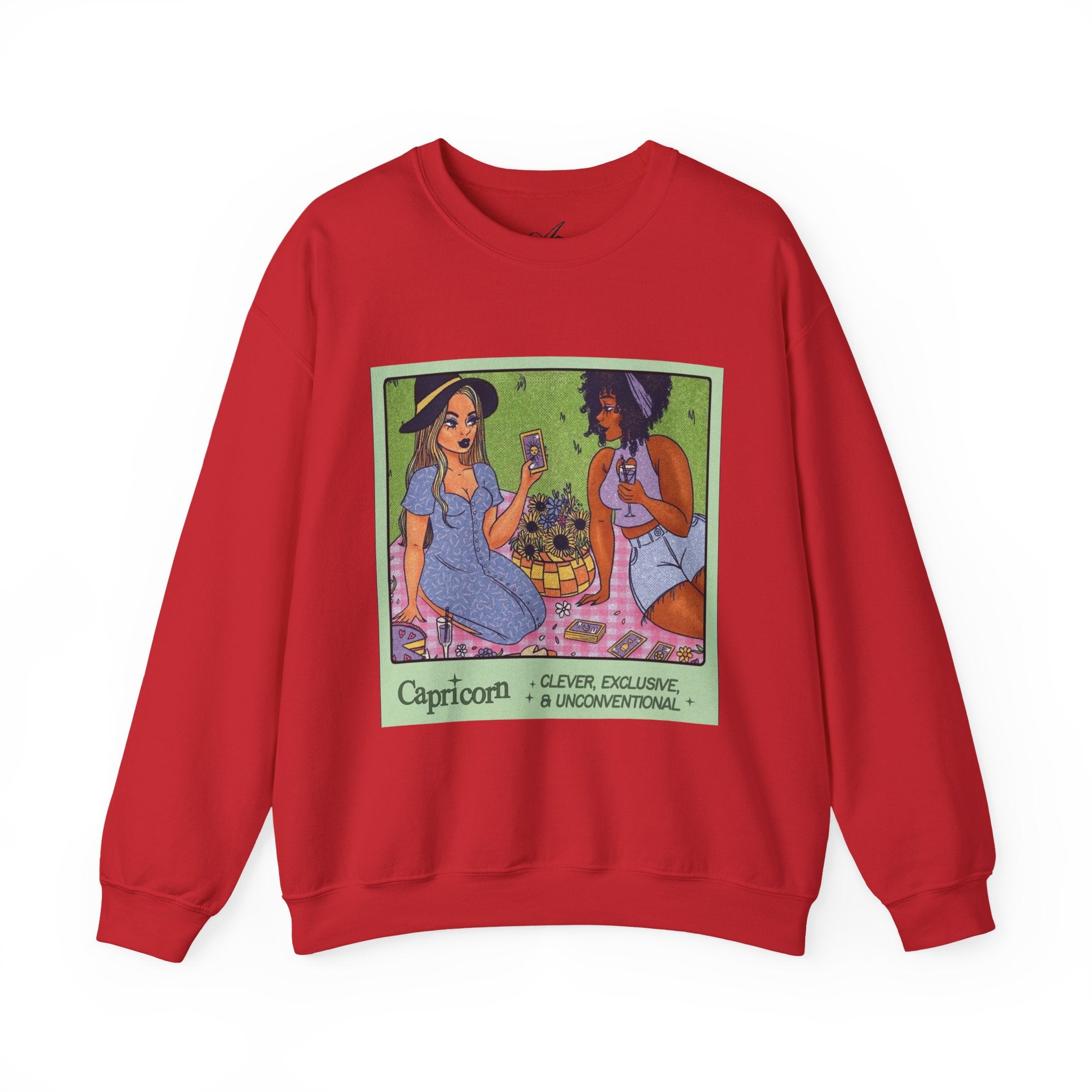 Spooky Vibes Only" Halloween Sweater Capricorn Vibes Crewneck Sweatshirt, Cozy Unisex Apparel, Astrology Gift, Casual Layering Top - Metamorphosis Creations