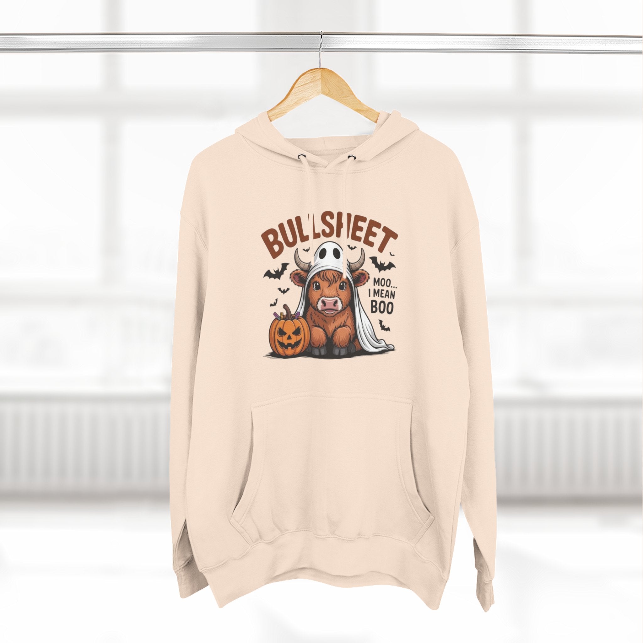 Spooky Vibes Only" Halloween Sweater Cozy Ghostly Fleece Hoodie - Metamorphosis Creations