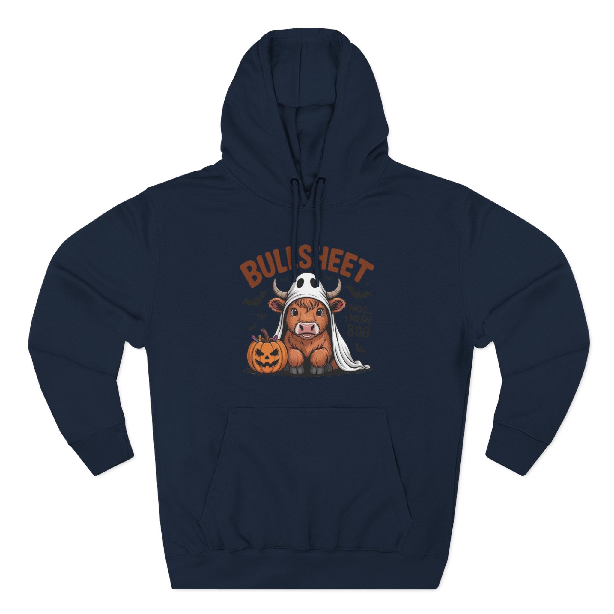 Spooky Vibes Only" Halloween Sweater Cozy Ghostly Fleece Hoodie - Metamorphosis Creations
