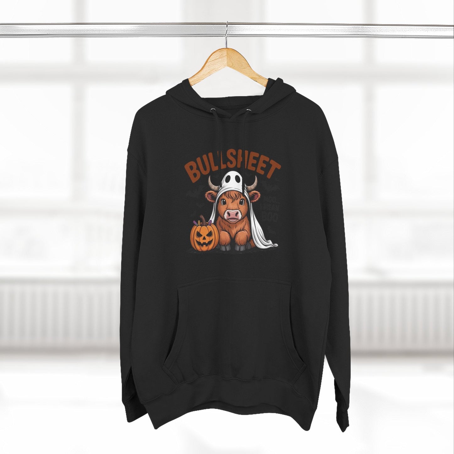 Spooky Vibes Only" Halloween Sweater Cozy Ghostly Fleece Hoodie - Metamorphosis Creations