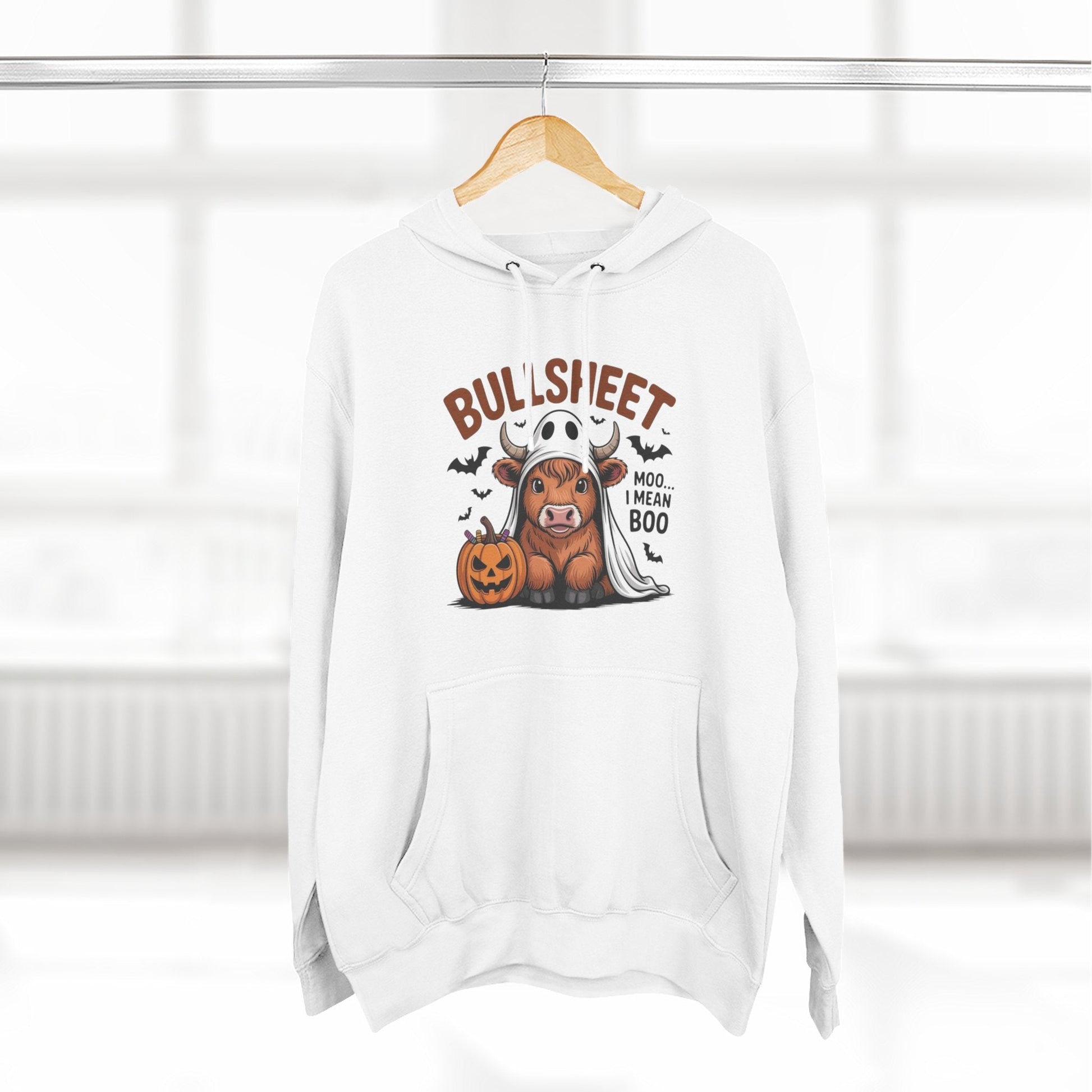 Spooky Vibes Only" Halloween Sweater Cozy Ghostly Fleece Hoodie - Metamorphosis Creations