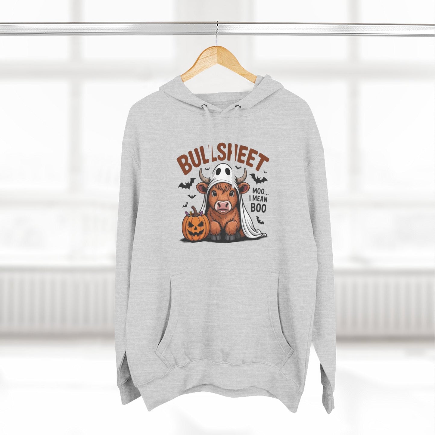 Spooky Vibes Only" Halloween Sweater Cozy Ghostly Fleece Hoodie - Metamorphosis Creations