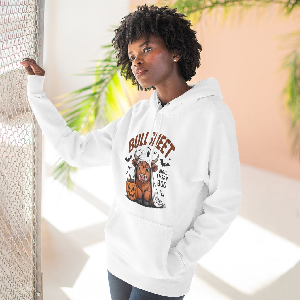 Spooky Vibes Only" Halloween Sweater Cozy Ghostly Fleece Hoodie - Metamorphosis Creations