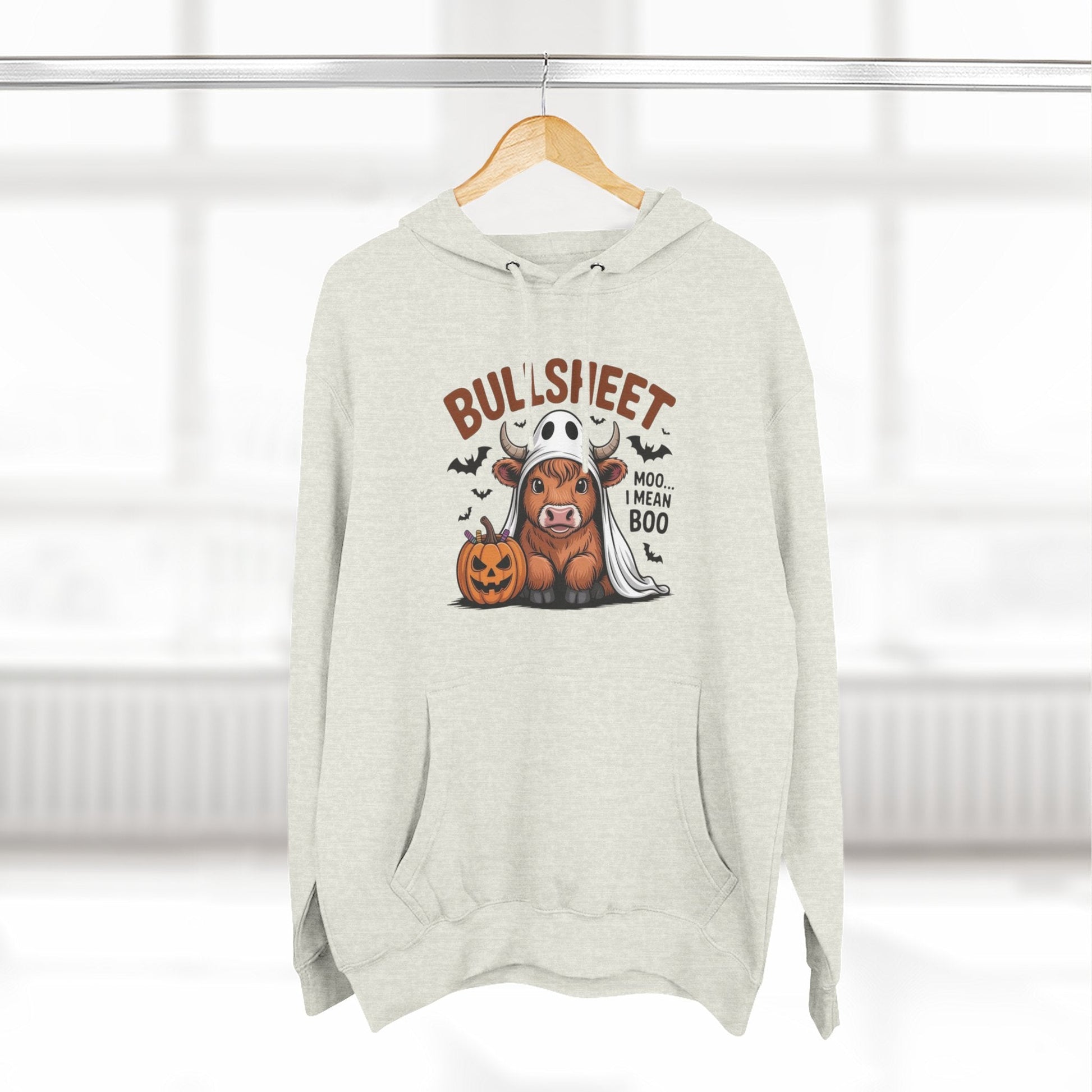 Spooky Vibes Only" Halloween Sweater Cozy Ghostly Fleece Hoodie - Metamorphosis Creations