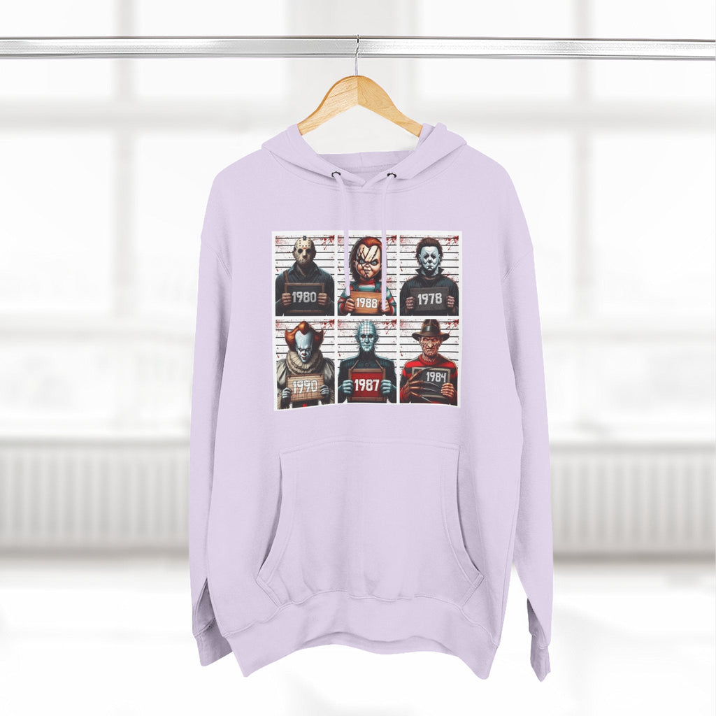 Spooky Vibes Only Halloween Sweater Retro Horror Movie Three - Panel Fleece Hoodie, Halloween Gift, Cozy Sweatshirt, Movie Lover Apparel, Vintage Movie Merchandise - Metamorphosis Creations