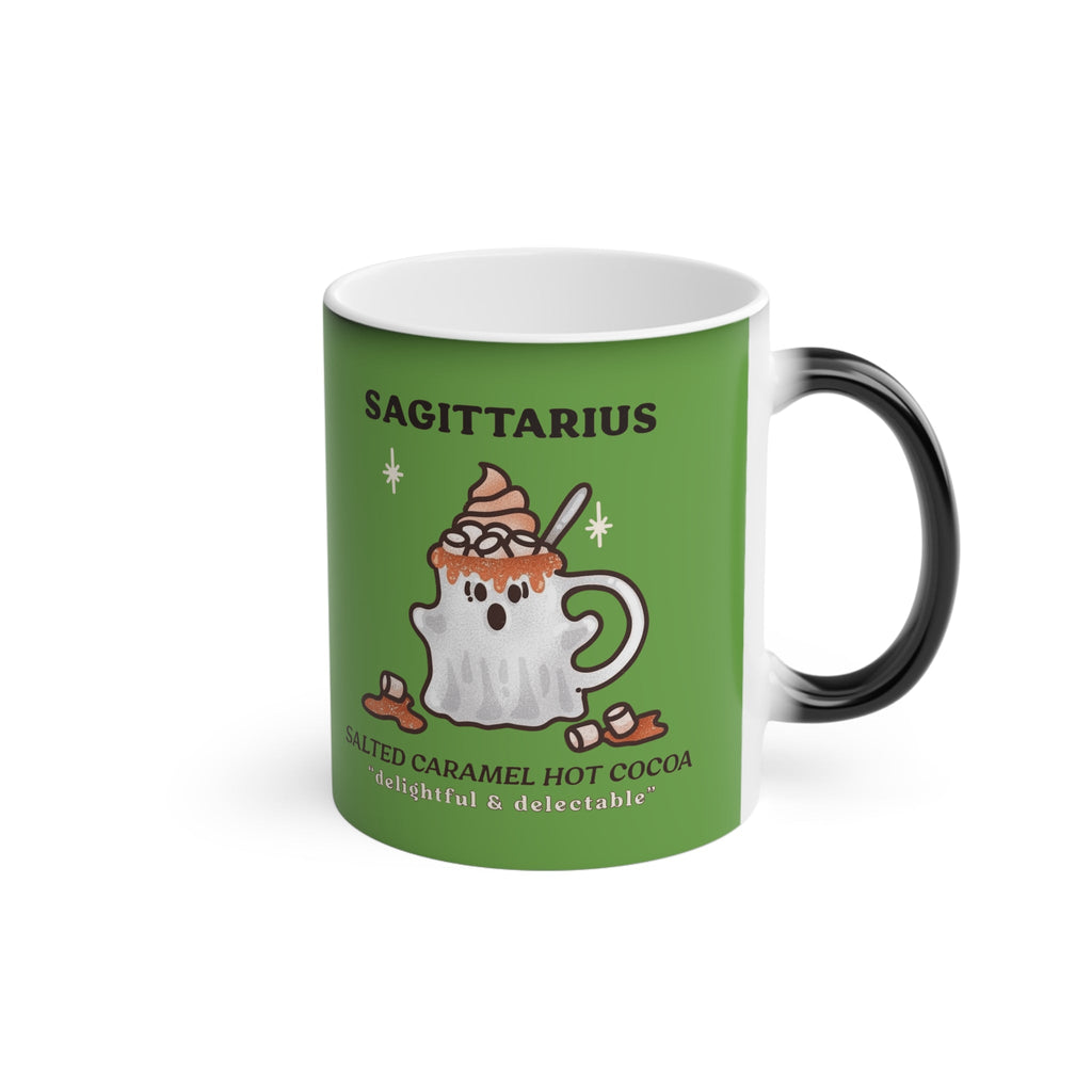Spooky Zodiac Magic Mug - Horoscope Coffee Cup, Astrology Gift, Unique Sagittarius Decor, Holiday Mug for Zodiac Lovers - Metamorphosis Creations