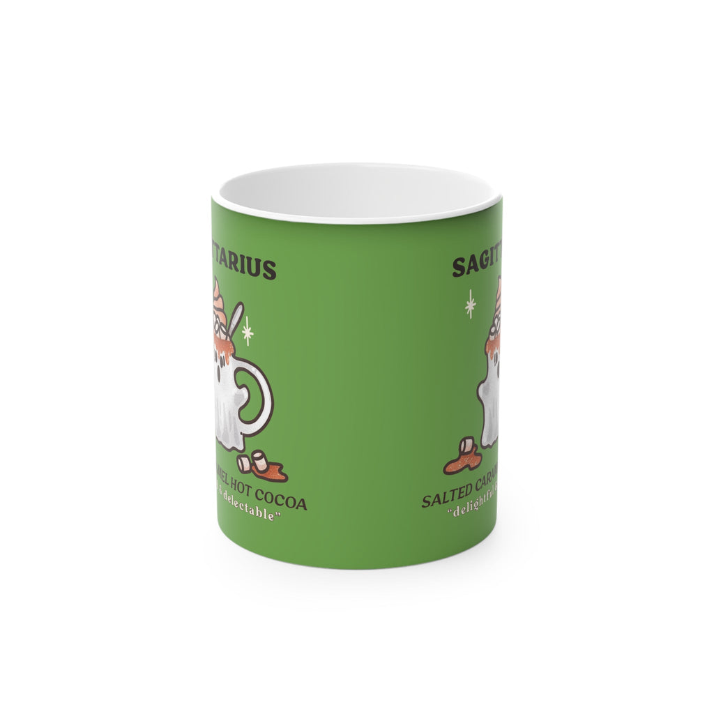 Spooky Zodiac Magic Mug - Horoscope Coffee Cup, Astrology Gift, Unique Sagittarius Decor, Holiday Mug for Zodiac Lovers - Metamorphosis Creations
