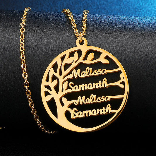 Stainless steel Name Necklace - Metamorphosis Creations