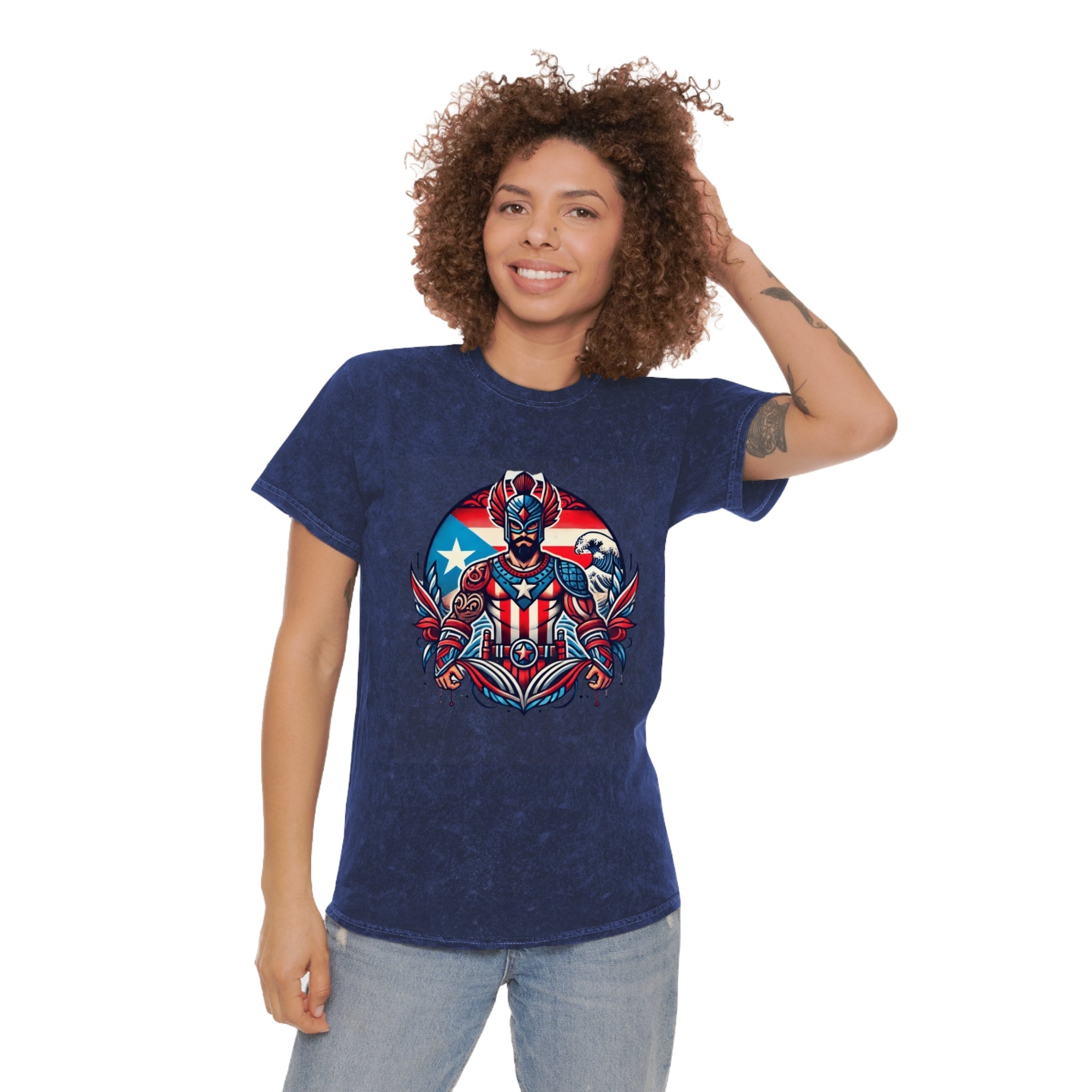 🔥 Stand tall. Speak loud. Stay proud. I AM FROM PR Heroic Unisex Geek Fashion, Graphic Tee, Unique Gift, Everyday Style, Cool Vibes - Metamorphosis Creations