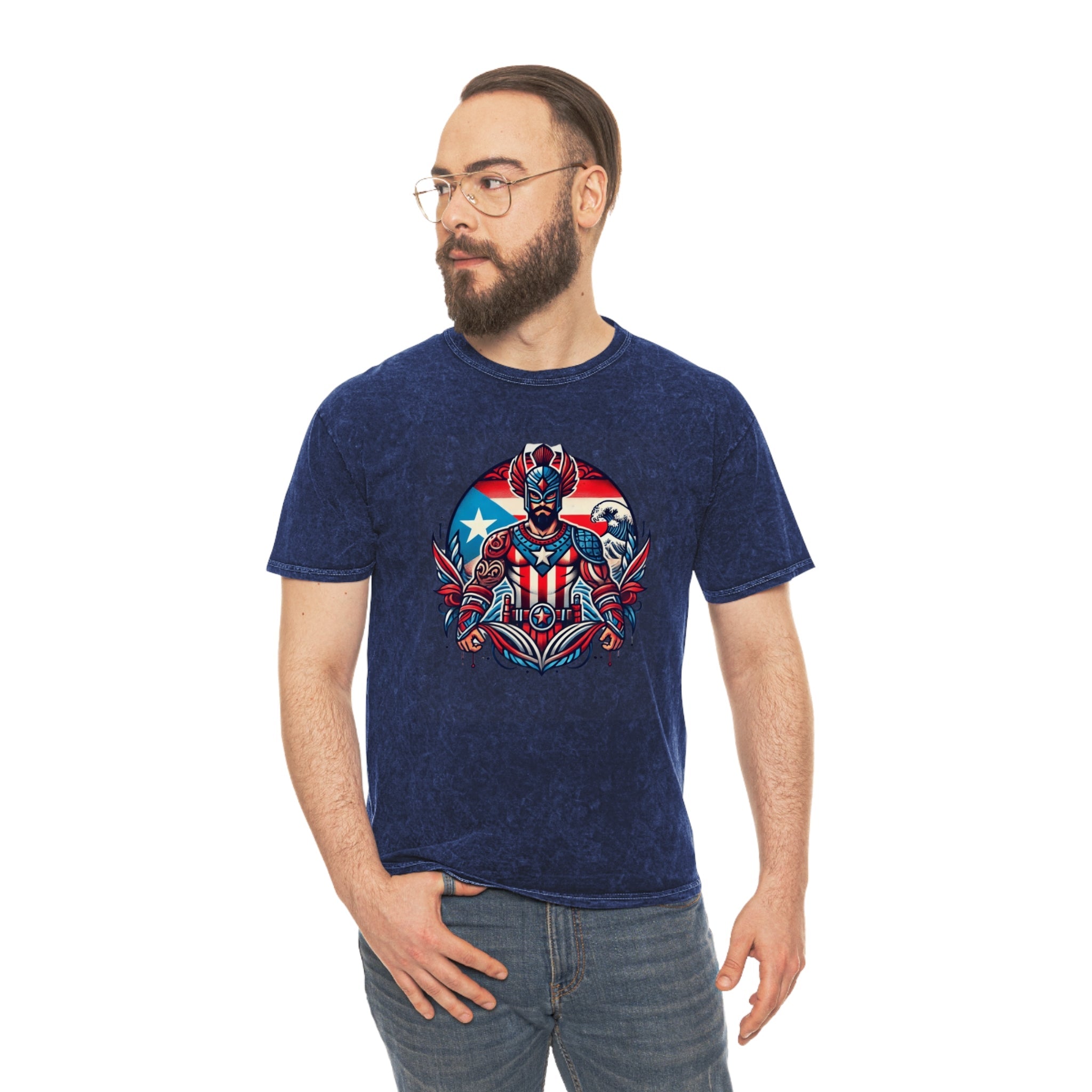🔥 Stand tall. Speak loud. Stay proud. I AM FROM PR Heroic Unisex Geek Fashion, Graphic Tee, Unique Gift, Everyday Style, Cool Vibes - Metamorphosis Creations