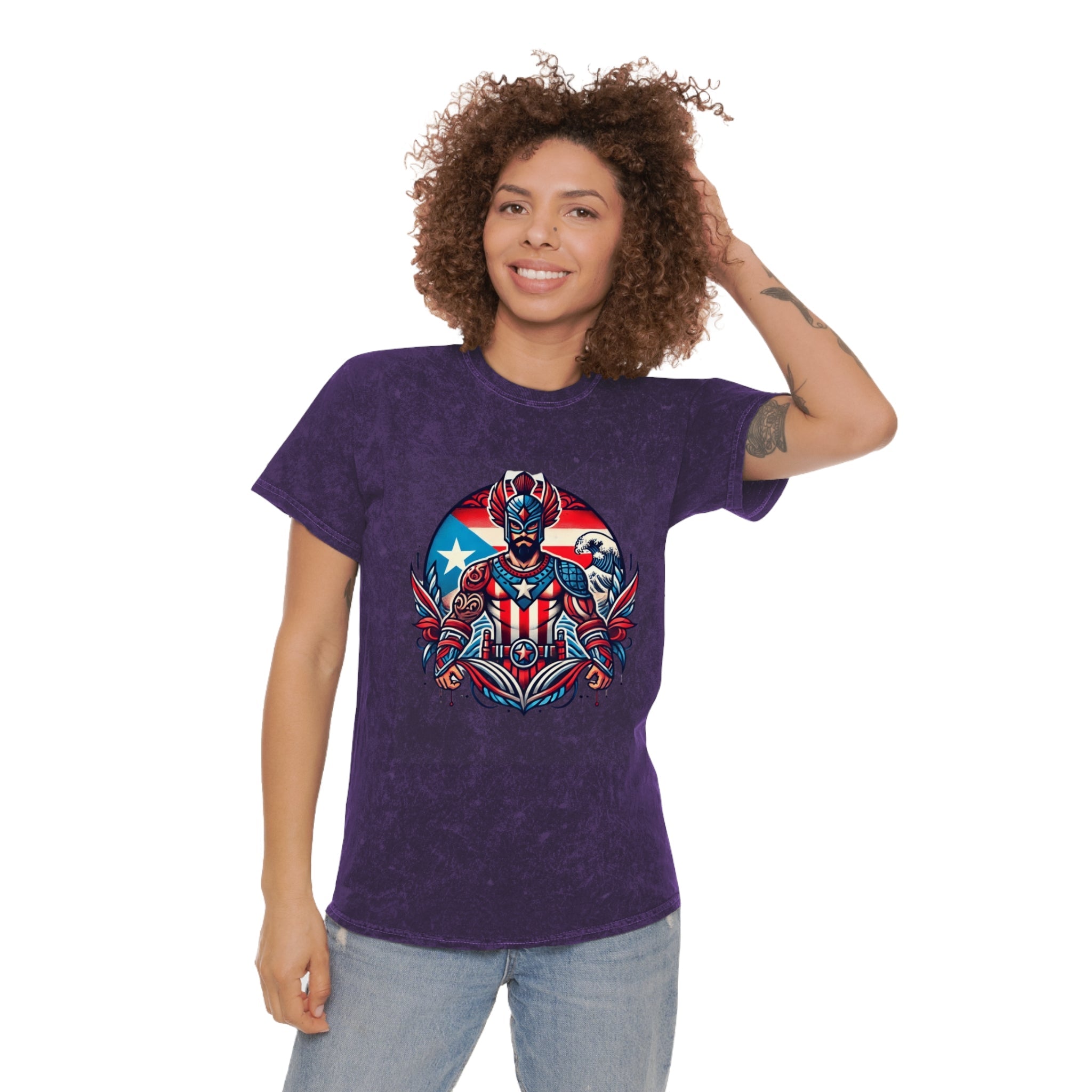 🔥 Stand tall. Speak loud. Stay proud. I AM FROM PR Heroic Unisex Geek Fashion, Graphic Tee, Unique Gift, Everyday Style, Cool Vibes - Metamorphosis Creations