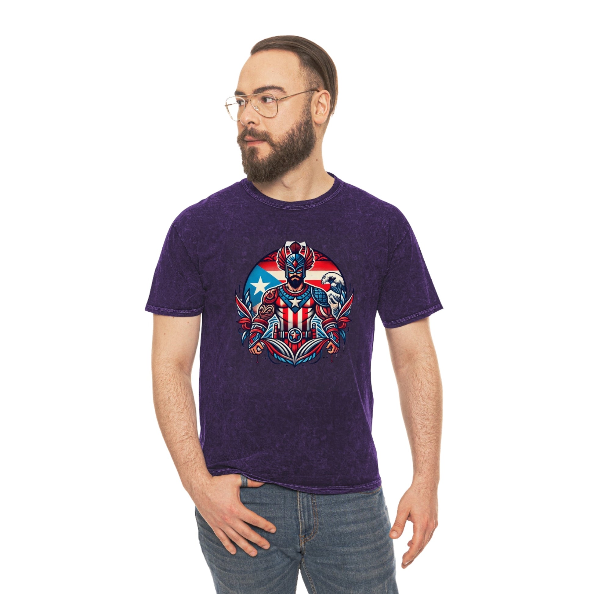 🔥 Stand tall. Speak loud. Stay proud. I AM FROM PR Heroic Unisex Geek Fashion, Graphic Tee, Unique Gift, Everyday Style, Cool Vibes - Metamorphosis Creations