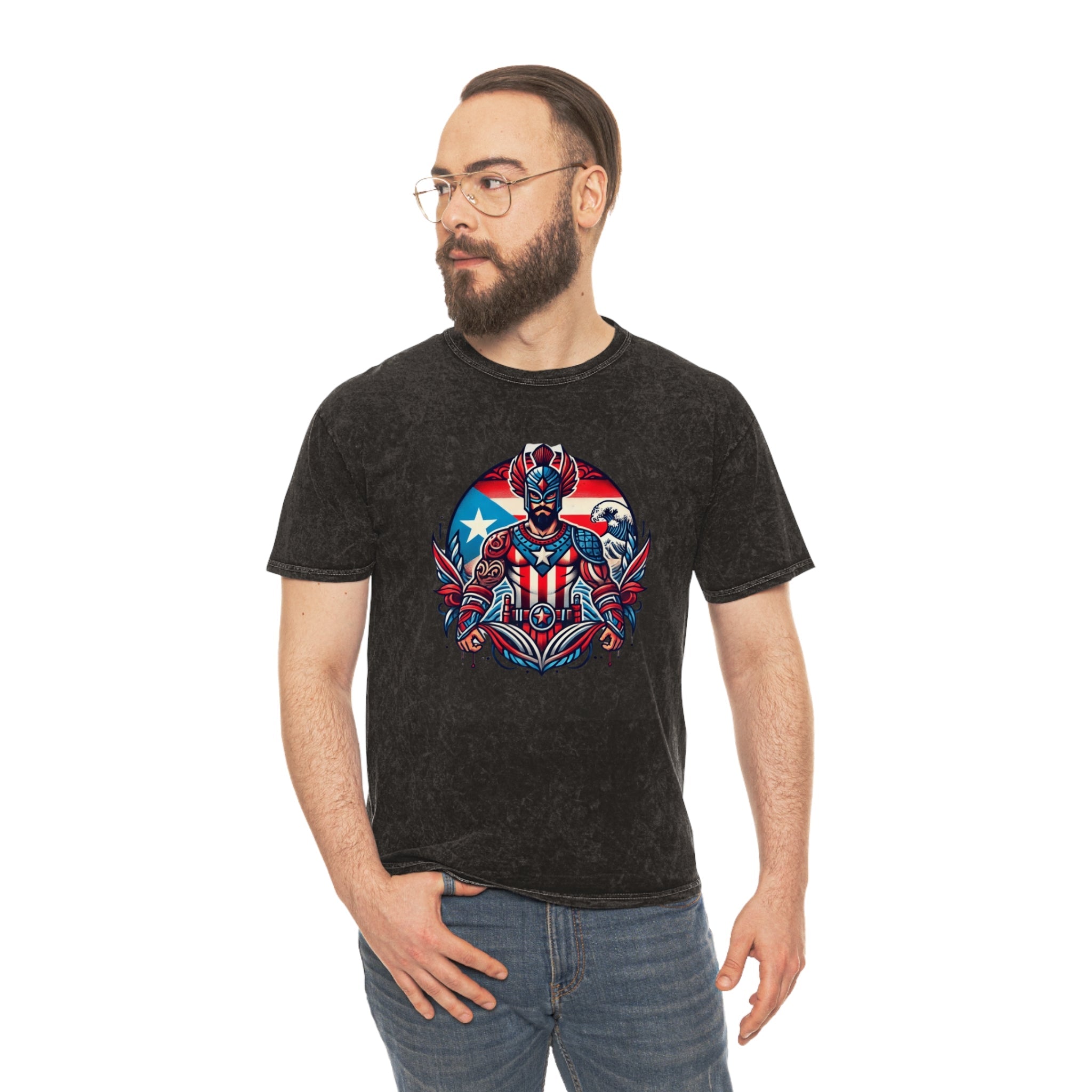 🔥 Stand tall. Speak loud. Stay proud. I AM FROM PR Heroic Unisex Geek Fashion, Graphic Tee, Unique Gift, Everyday Style, Cool Vibes - Metamorphosis Creations