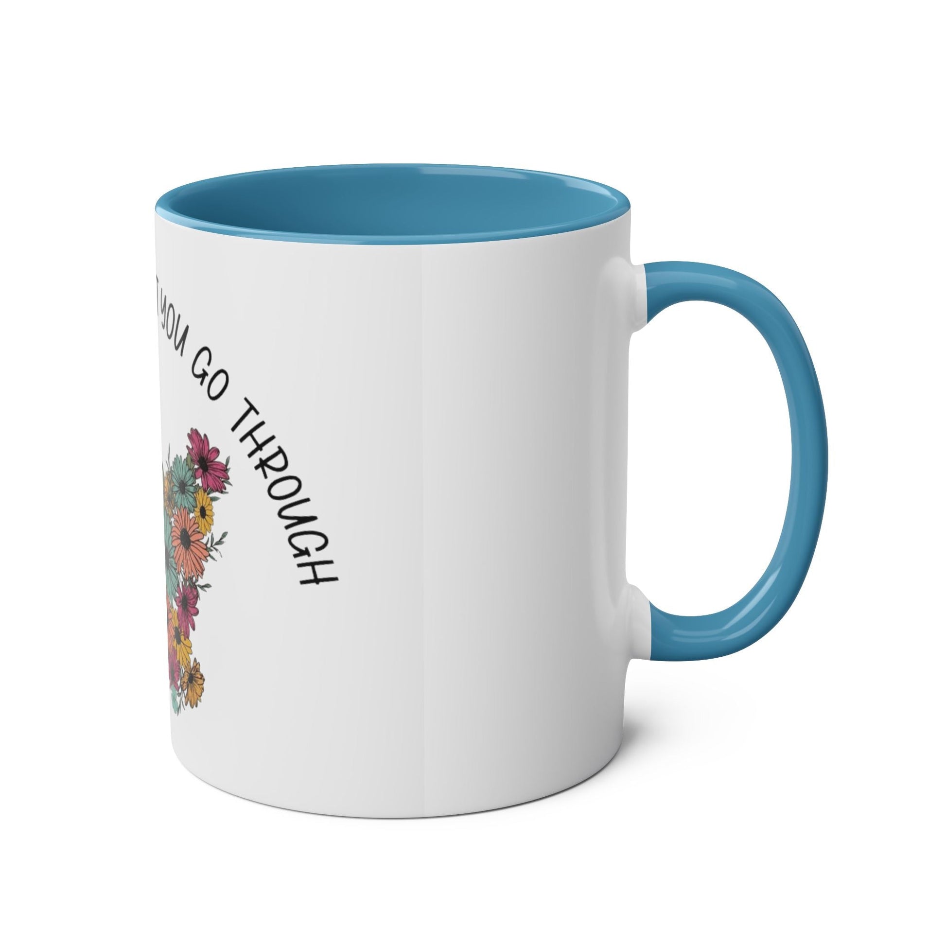 Start your day with meaning. Inspirational Two - Tone Mug for Growth Mindset, Butterfly Design, Coffee or Tea Lover Gift, Motivational Quote, Perfect for Self - Care - Metamorphosis Creations