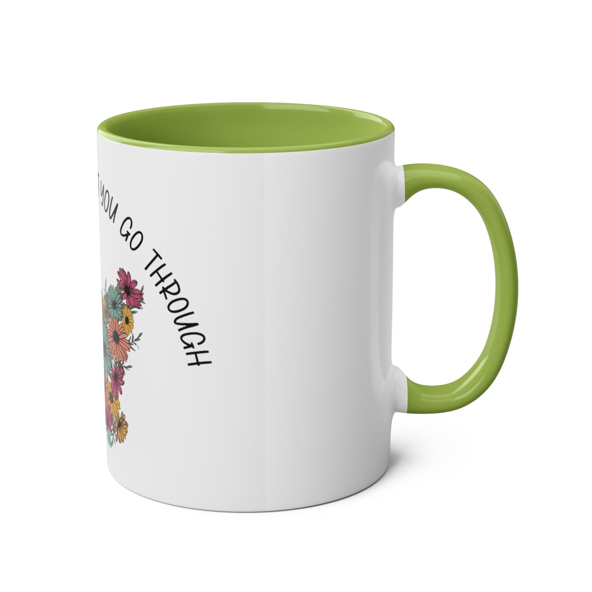 Start your day with meaning. Inspirational Two - Tone Mug for Growth Mindset, Butterfly Design, Coffee or Tea Lover Gift, Motivational Quote, Perfect for Self - Care - Metamorphosis Creations