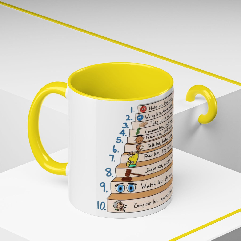 ☕ Start Your Day with Meaning Motivational Gift, Self - Care Mug, Unique Home Decor, Joyful Drinkware - Metamorphosis Creations