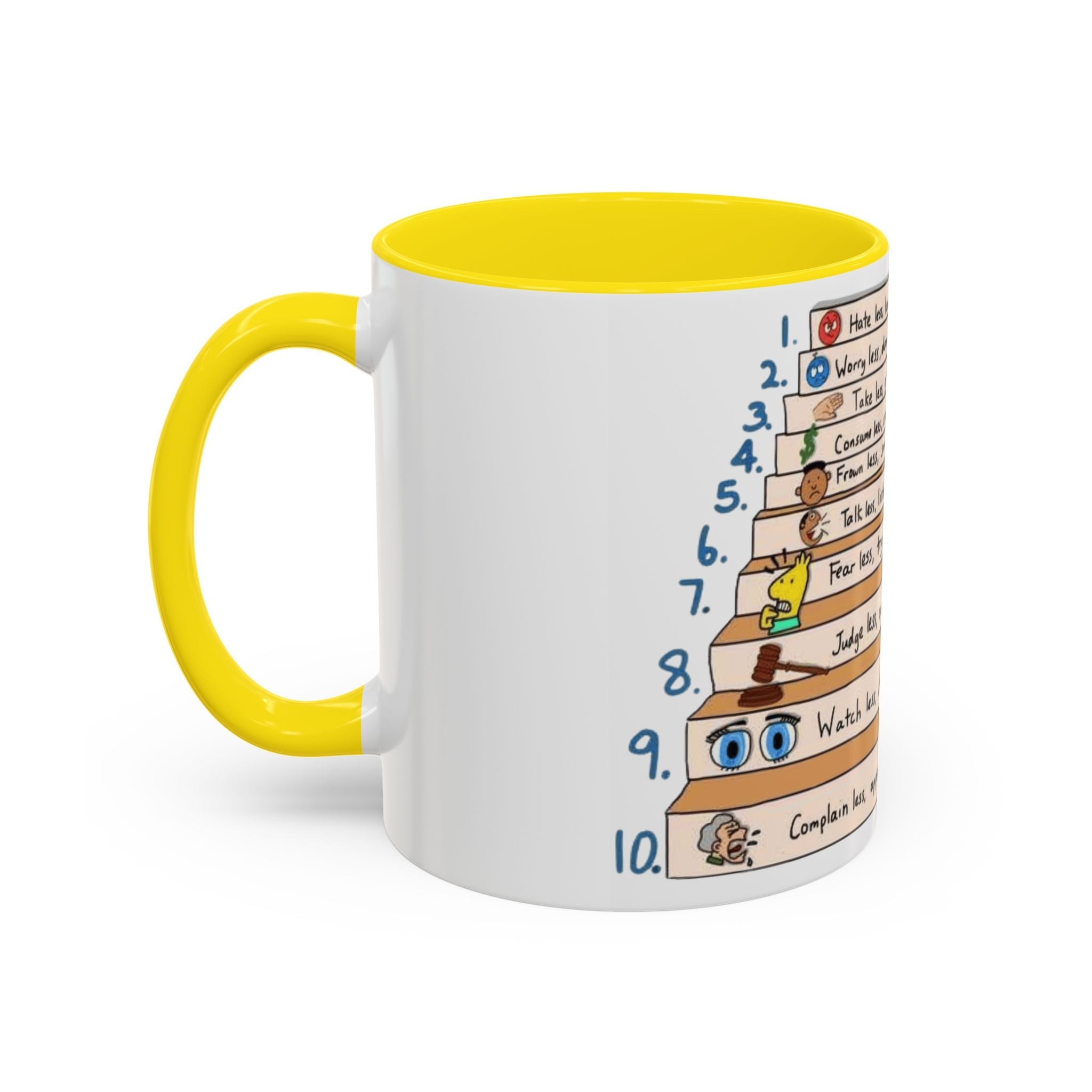☕ Start Your Day with Meaning Motivational Gift, Self - Care Mug, Unique Home Decor, Joyful Drinkware - Metamorphosis Creations
