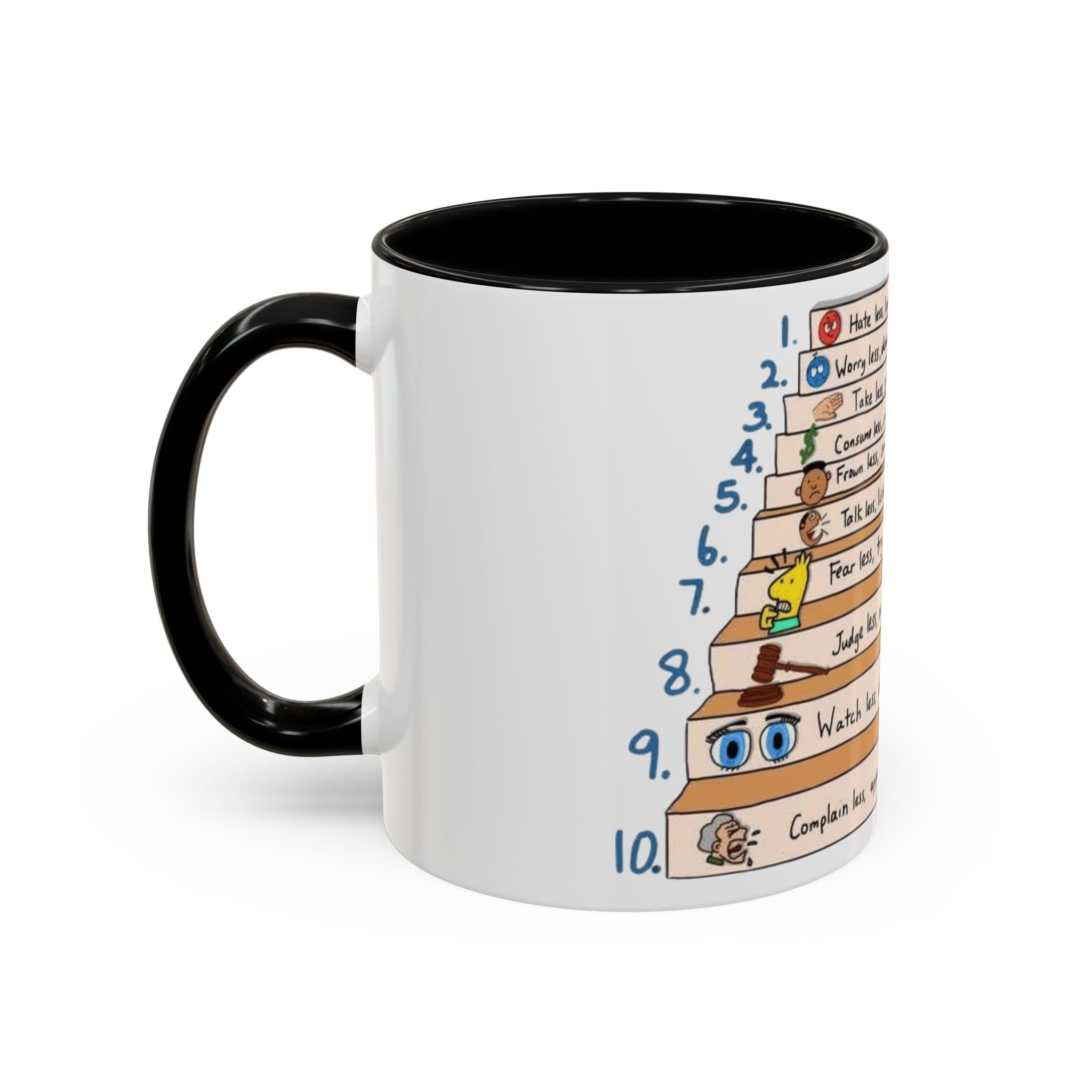 ☕ Start Your Day with Meaning Motivational Gift, Self - Care Mug, Unique Home Decor, Joyful Drinkware - Metamorphosis Creations