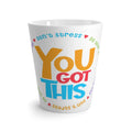 Start your day with meaning. Motivational Latte Mug - Metamorphosis Creations