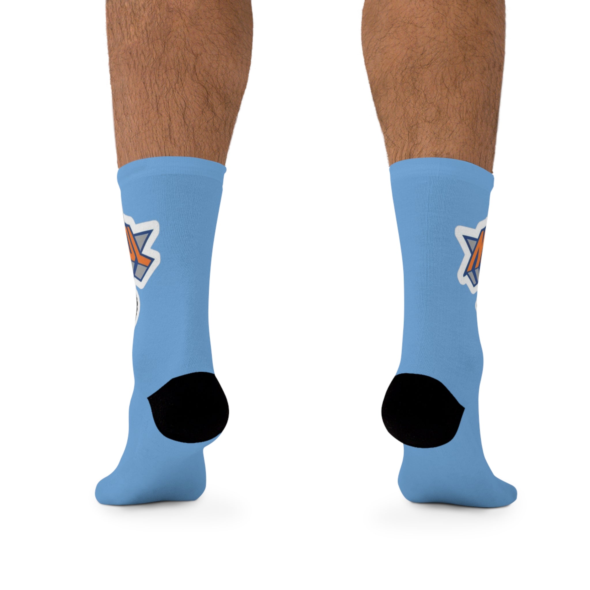 🇵🇷 Step with Pride – From La Isla to NYC Cool Gift for Friends, Stylish Comfortable Socks, Unique Recycled Socks, Casual Everyday Accessory - Metamorphosis Creations