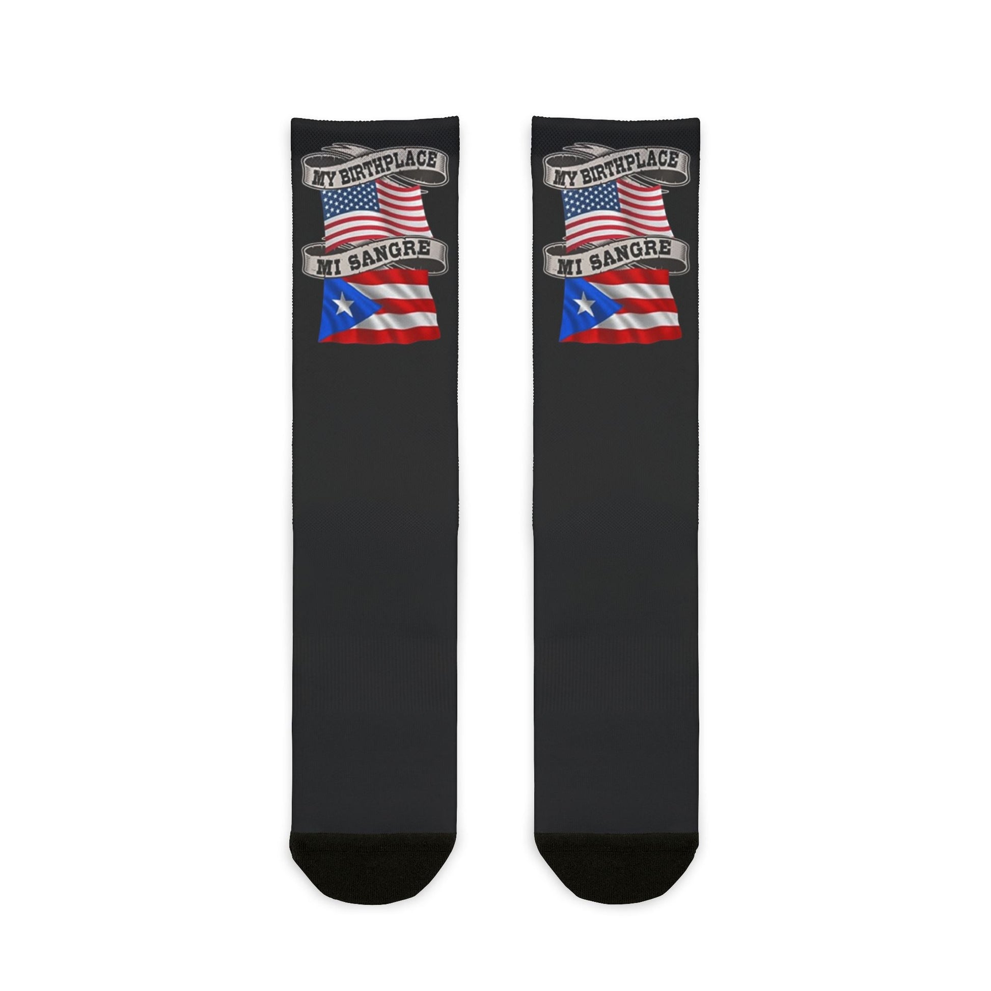 Step with Pride – From La Isla to NYC Patriotic Crew Socks | Perfect for 4th of July, Gifts for Travelers, Casual Wear, Fun Sock Collection, Warm & Cozy Feet - Metamorphosis Creations